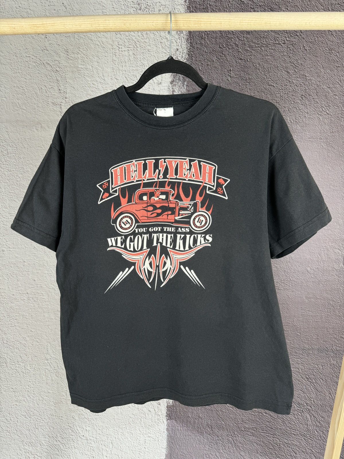 Band Tees Hell Yeah Rock’n’Roll vintage band tee Stedman Size US M / EU 48-50 / 2 - 2 Thumbnail