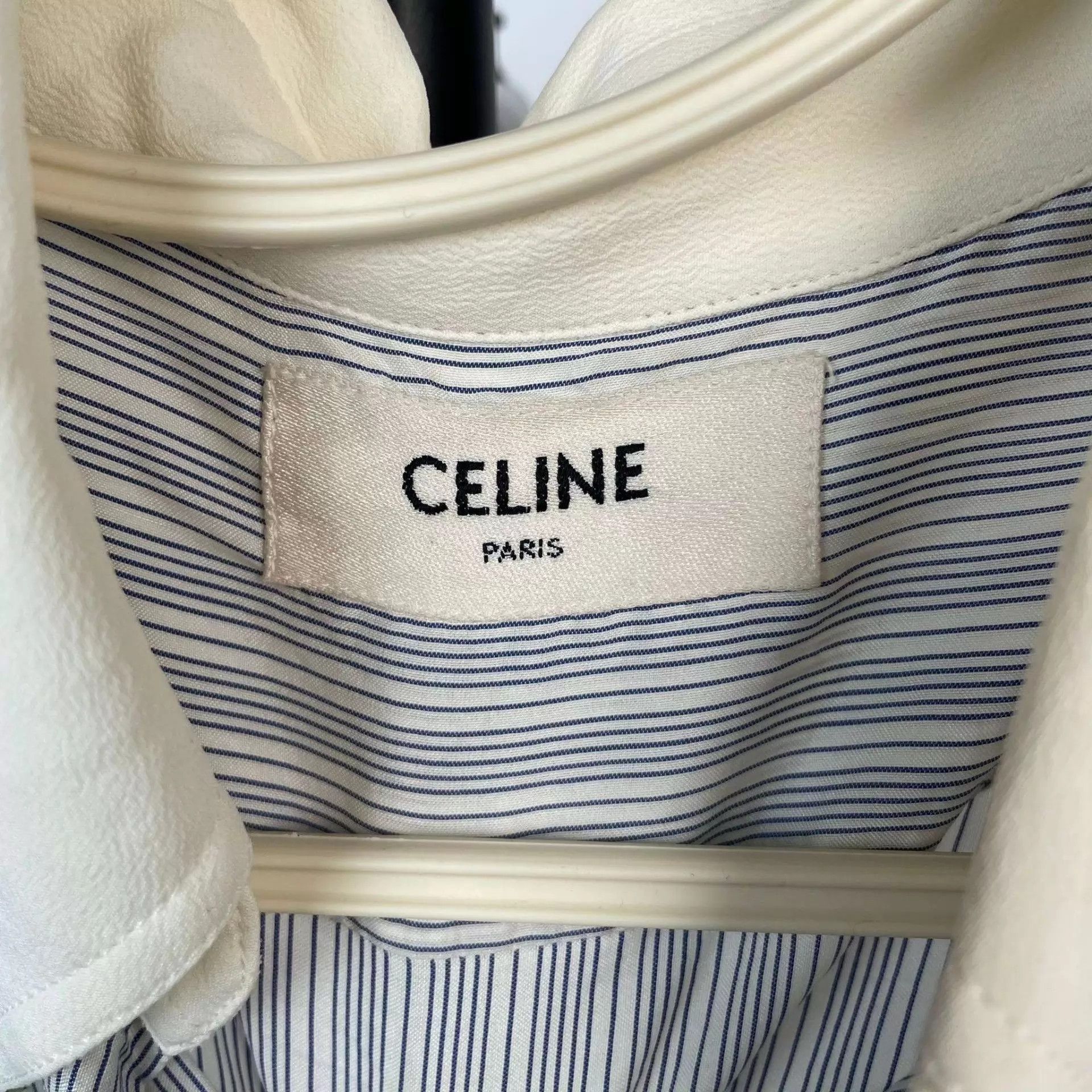 Celine Celine 95 New LS Stripe Shirt FR 38 Size US S / EU 44-46 / 1 - 3 Thumbnail