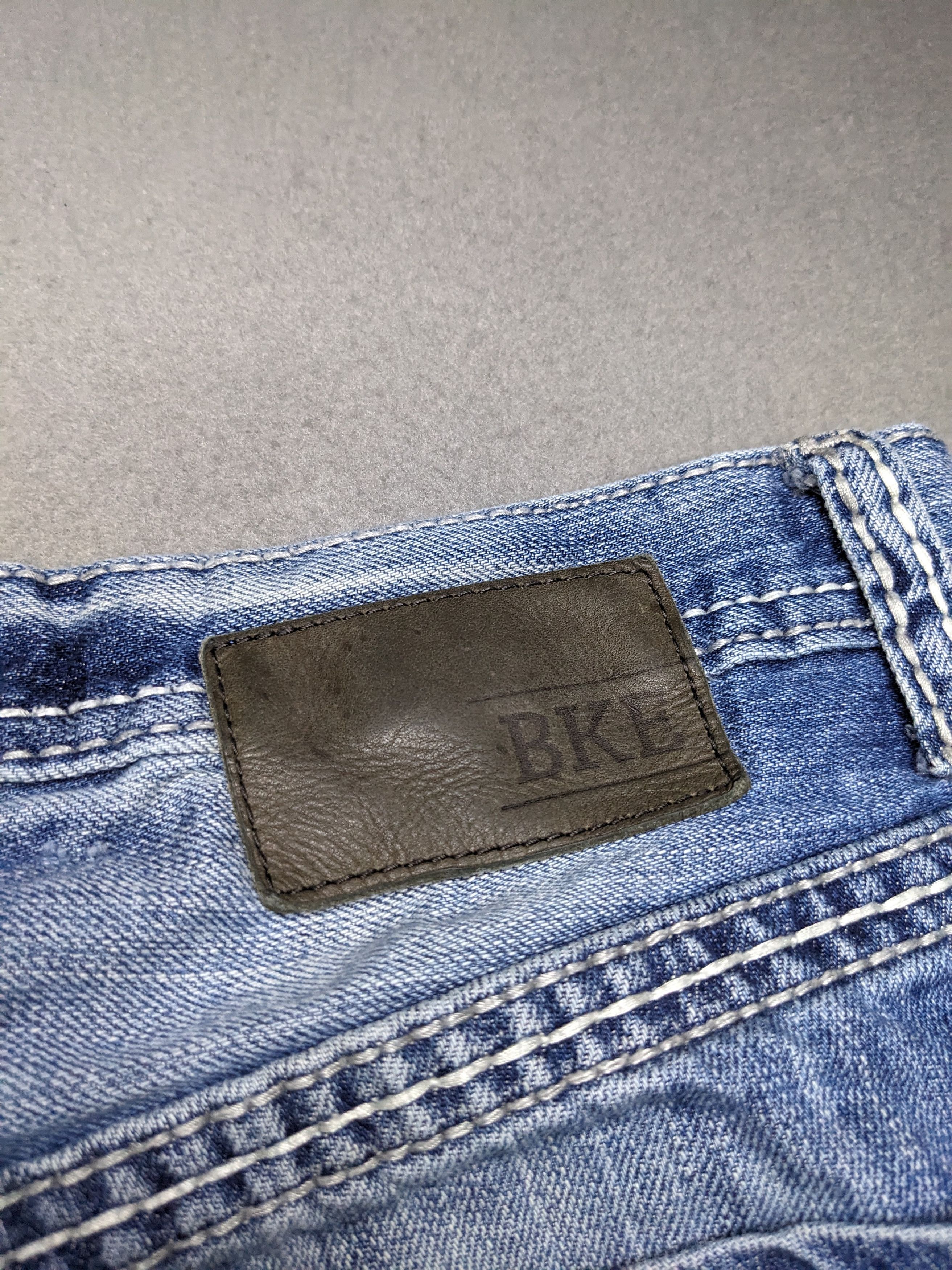 BKE BKE Tyler Straight Jeans 32x30 Distressed Whiskered Western Size US 32 / EU 48 - 7 Thumbnail