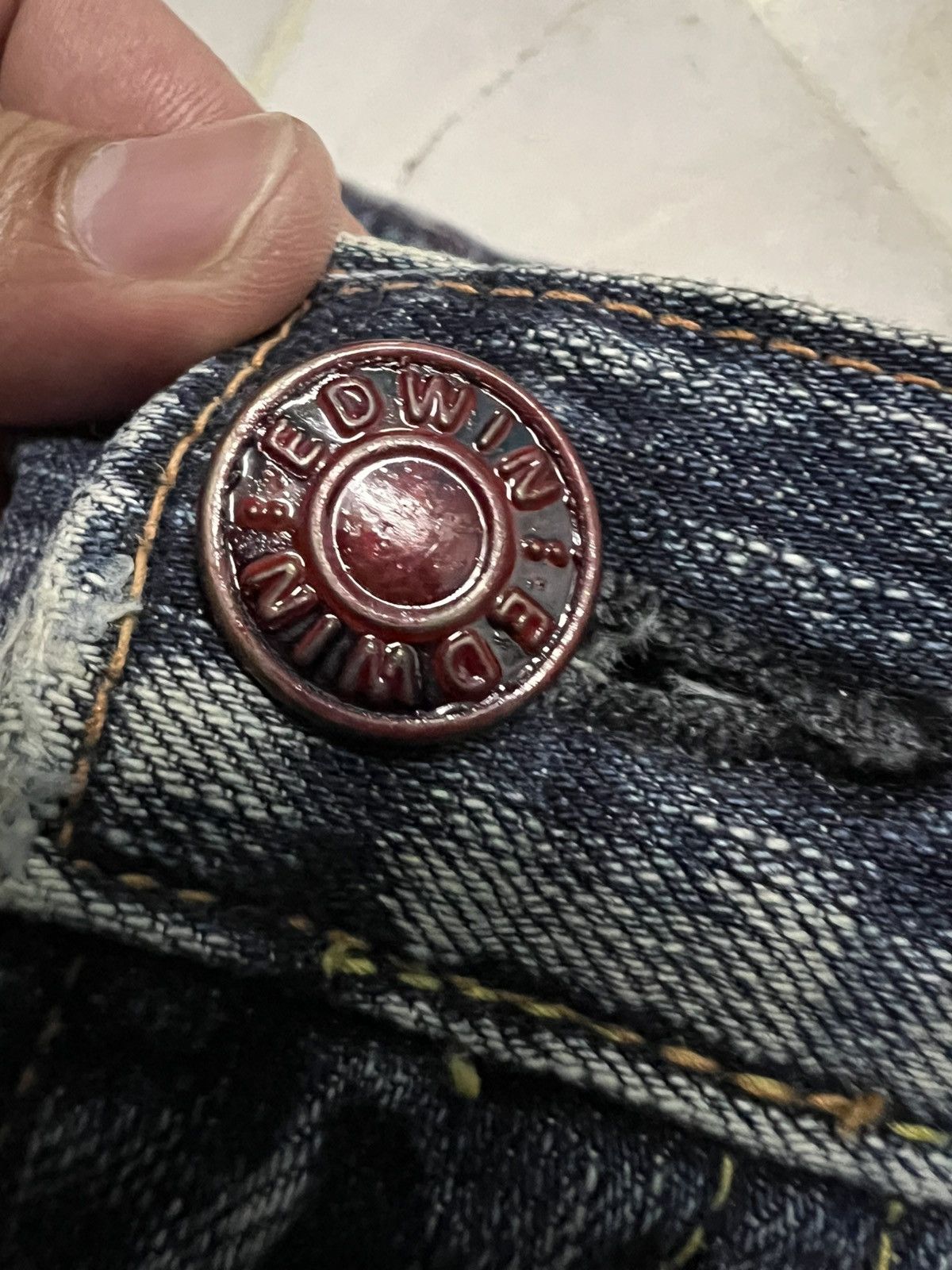 Edwin 💥Flare💥Edwin 503 Blue Trip Mud Wash Jean Size US 33 - 10 Thumbnail