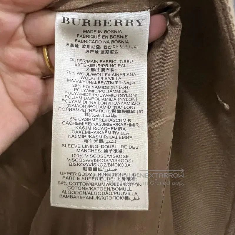 Burberry Burberry Long Khaki Cotton Coat for Women. Size XXS / US 00 / IT 34 - 3 Thumbnail