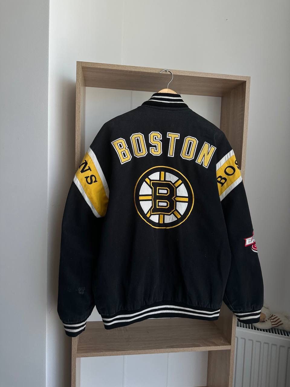 NHL × Vintage Vintage Hockey Delong NHL Boston Bruins Bomber Jacket Size US M / EU 48-50 / 2 - 20 Thumbnail