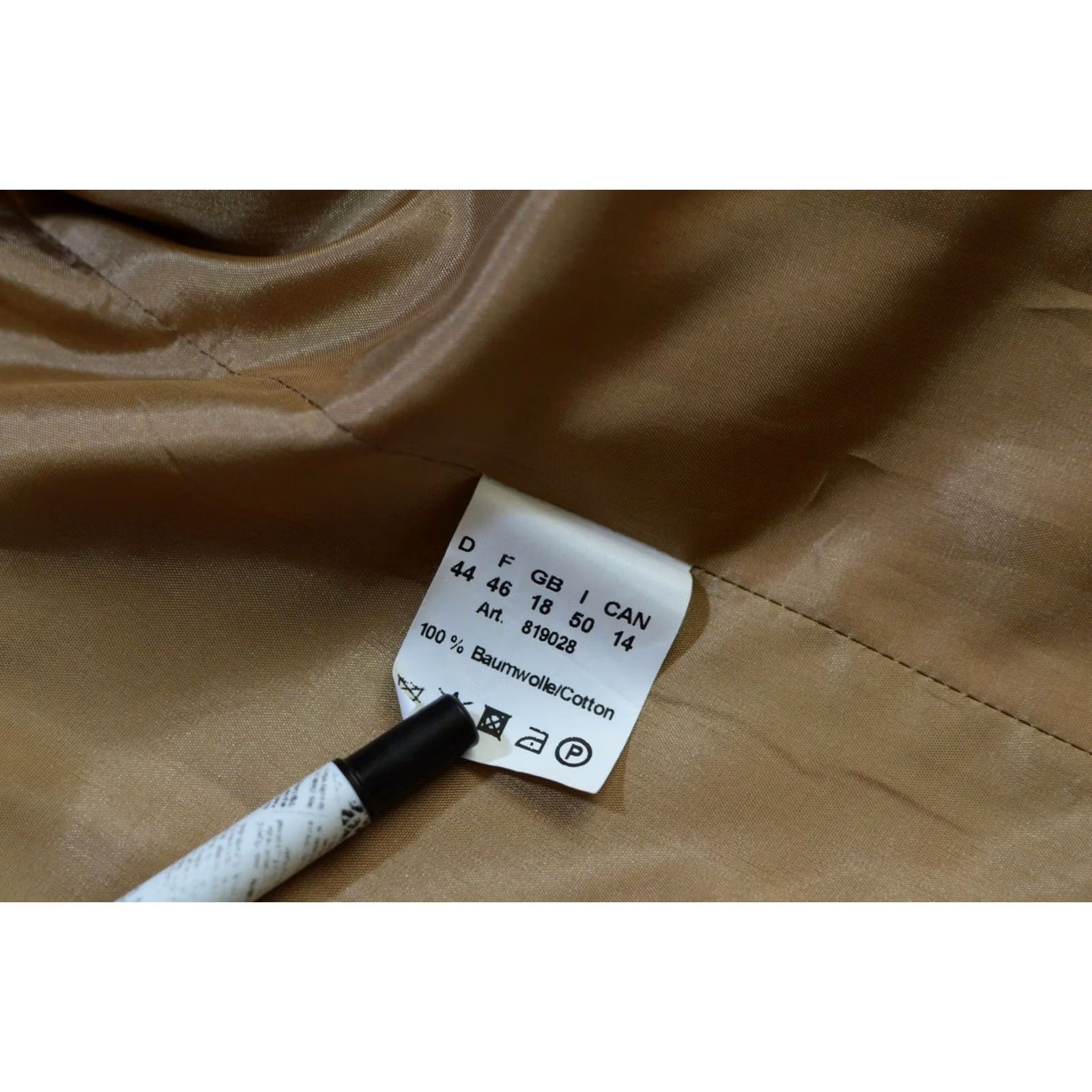 Vintage Wmns Monari Soft Cotton Full-Zip Jacket Blazer 819028 Size D 44 / GB 18 Brown Cotton Full Zip Jacket Womens 44 Blazer 819028 Size M / US 6-8 / IT 42-44 - 6 Thumbnail
