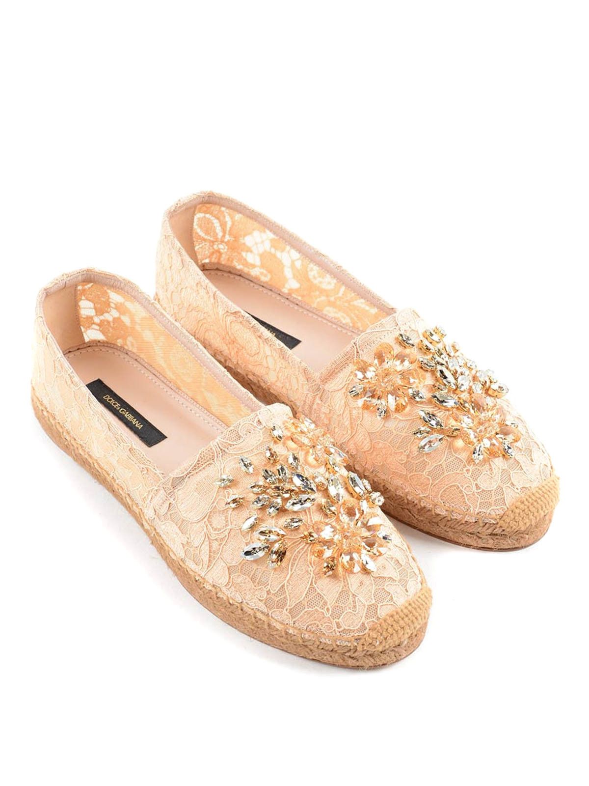 Dolce & Gabbana o1y0925 Espadrilles in Beige Size US 4 / IT 34 - 4 Thumbnail