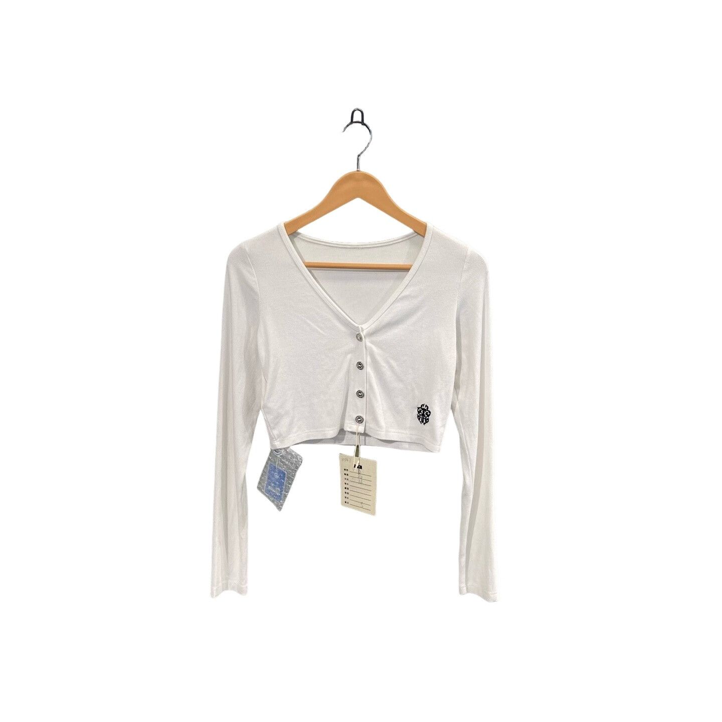 Chrome Hearts Chrome Hearts Dagger Embroidery Cropped Cardigan S Size S / US 4 / IT 40 - 1 Thumbnail