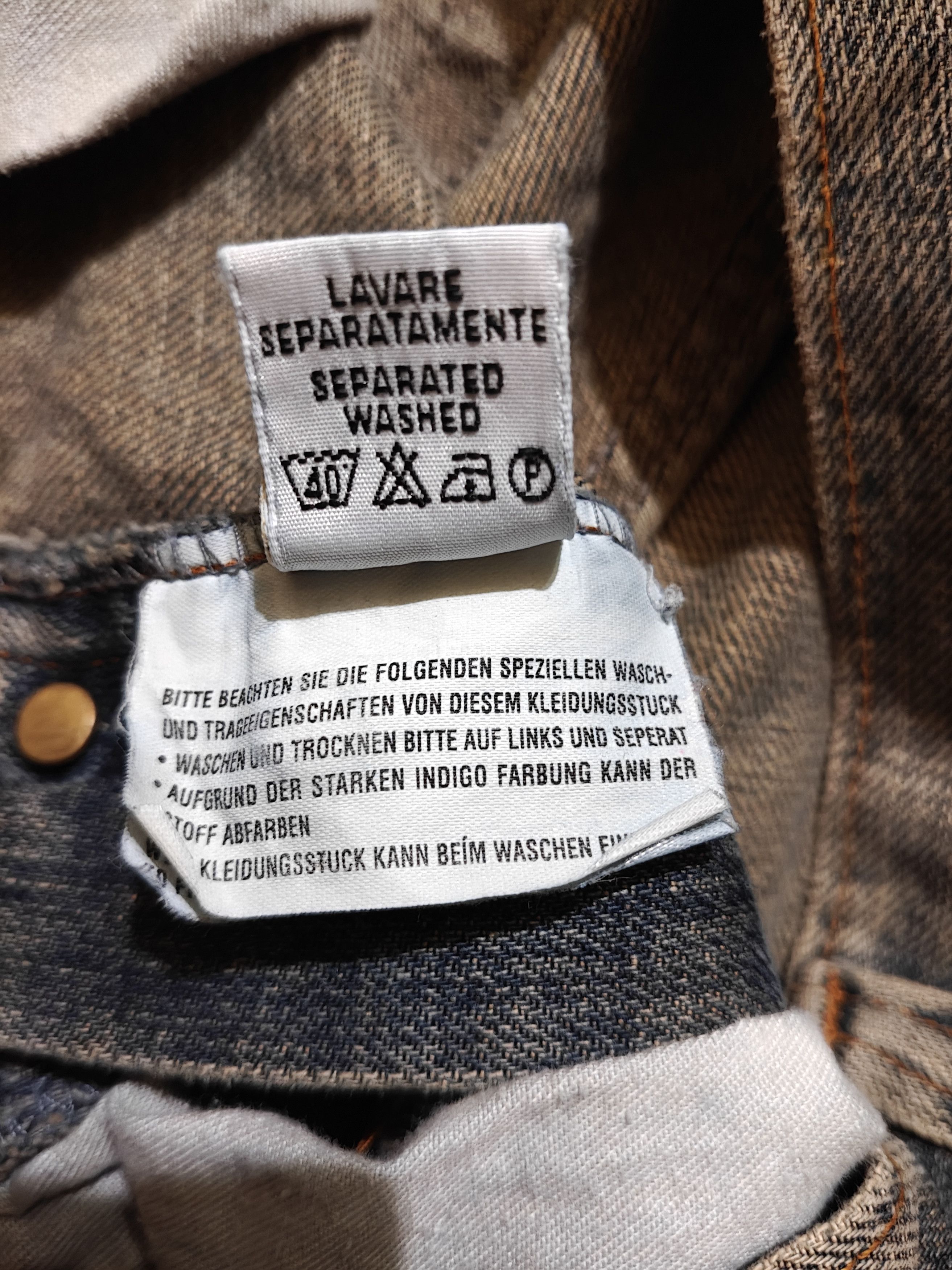 Other Gabba Archive Dirty Wash Distressed DenimPatchwork Jeans Size US 32 / EU 48 - 5 Thumbnail