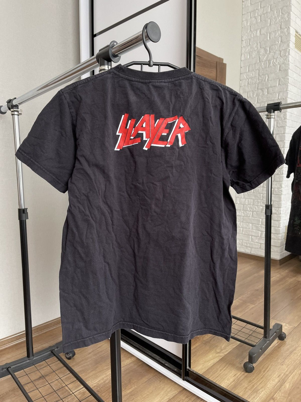 Band Tees Slayer Vintage Rock Band T-Shirt Tee 90s Big Logo Size US M / EU 48-50 / 2 - 5 Thumbnail