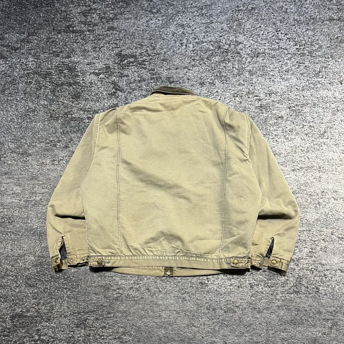 Dickies VINTAGE DICKIES DETROIT STYLE BEIGE WORKWEAR SKATER JACKET Size US XL / EU 56 / 4 - 2 Thumbnail