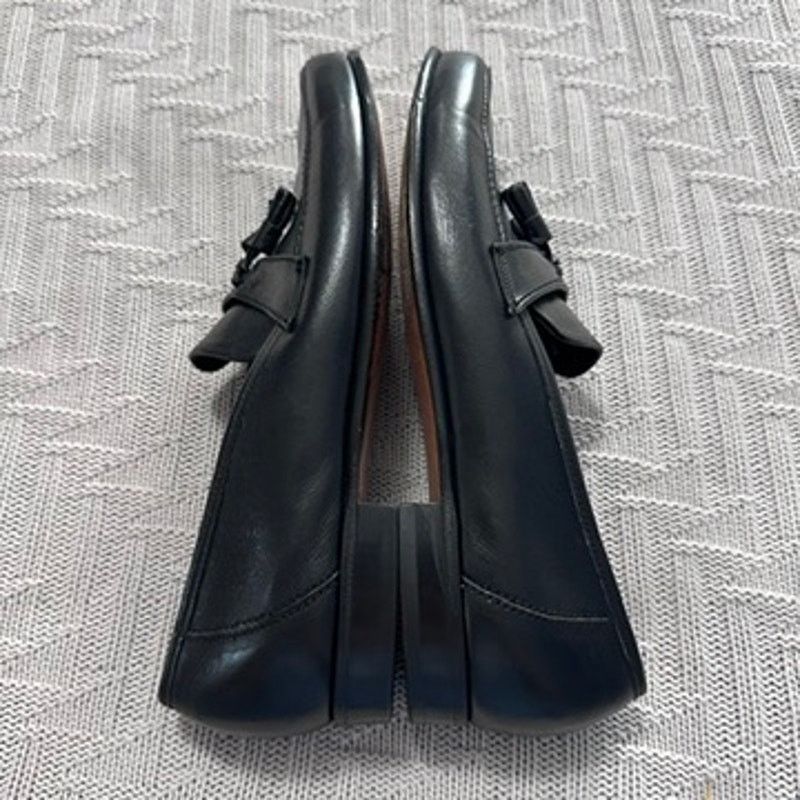 Florsheim Vintage Florsheim Flexibles black leather tassel loafers Size US 10 / EU 43 - 5 Thumbnail