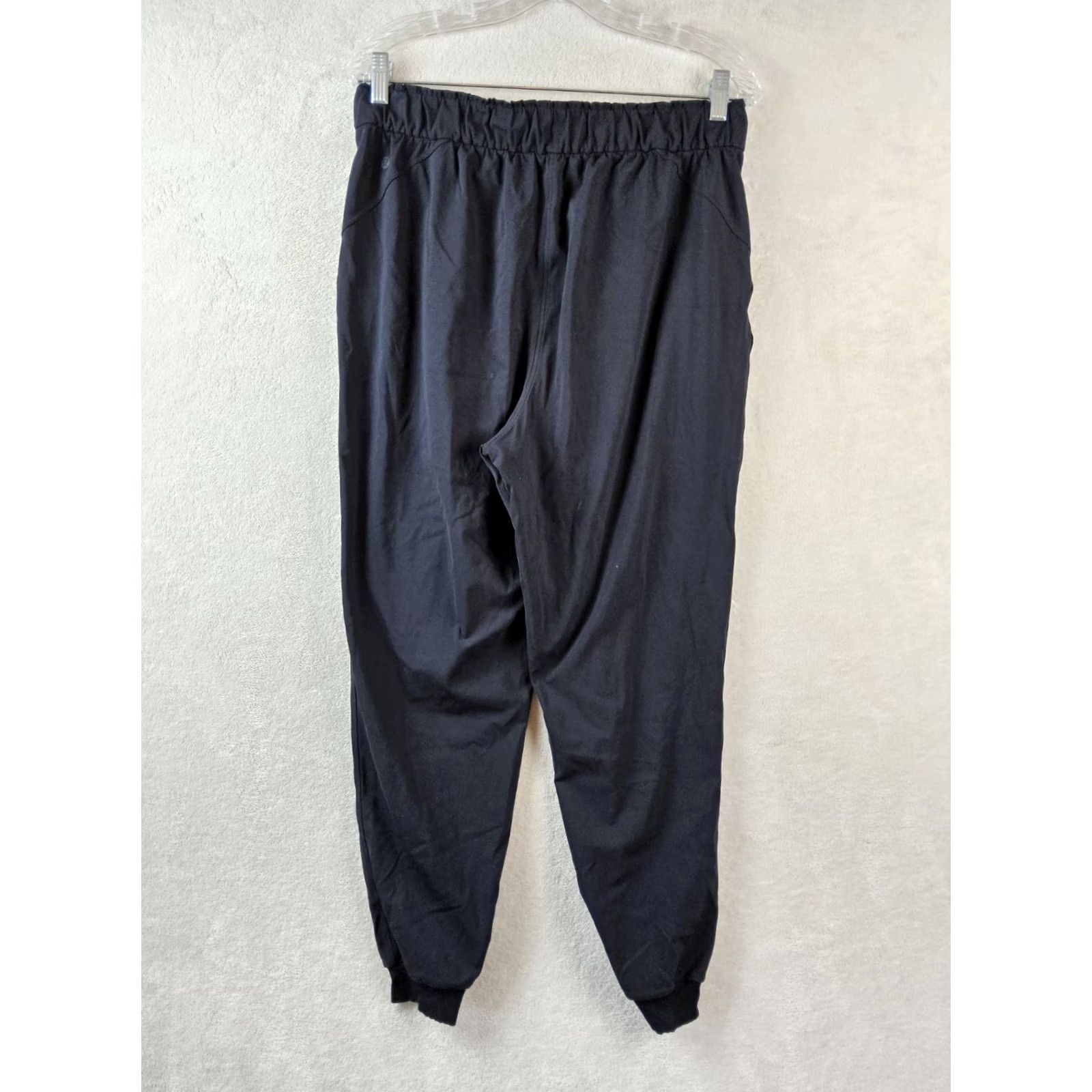 Lululemon Lululemon Jogger Pants Women's Size 10 Black Stretch High-Rise Activewear Pants 28.5" Inseam Size 32" / US 10 / IT 46 - 3 Thumbnail