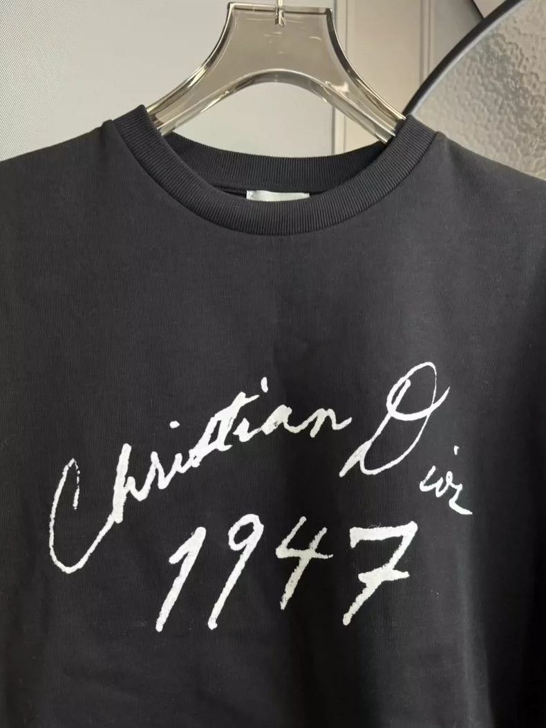 Dior Dior 1947 Black Short Sleeve T-2505 Size US L / EU 52-54 / 3 - 3 Thumbnail