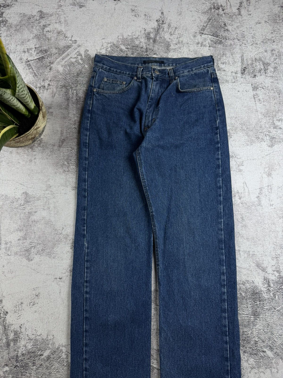Valentino Valentino Italian Blue Men’s 33/33 Straight Classic Vintage Jeans Pants Trousers Size US 33 - 11 Thumbnail