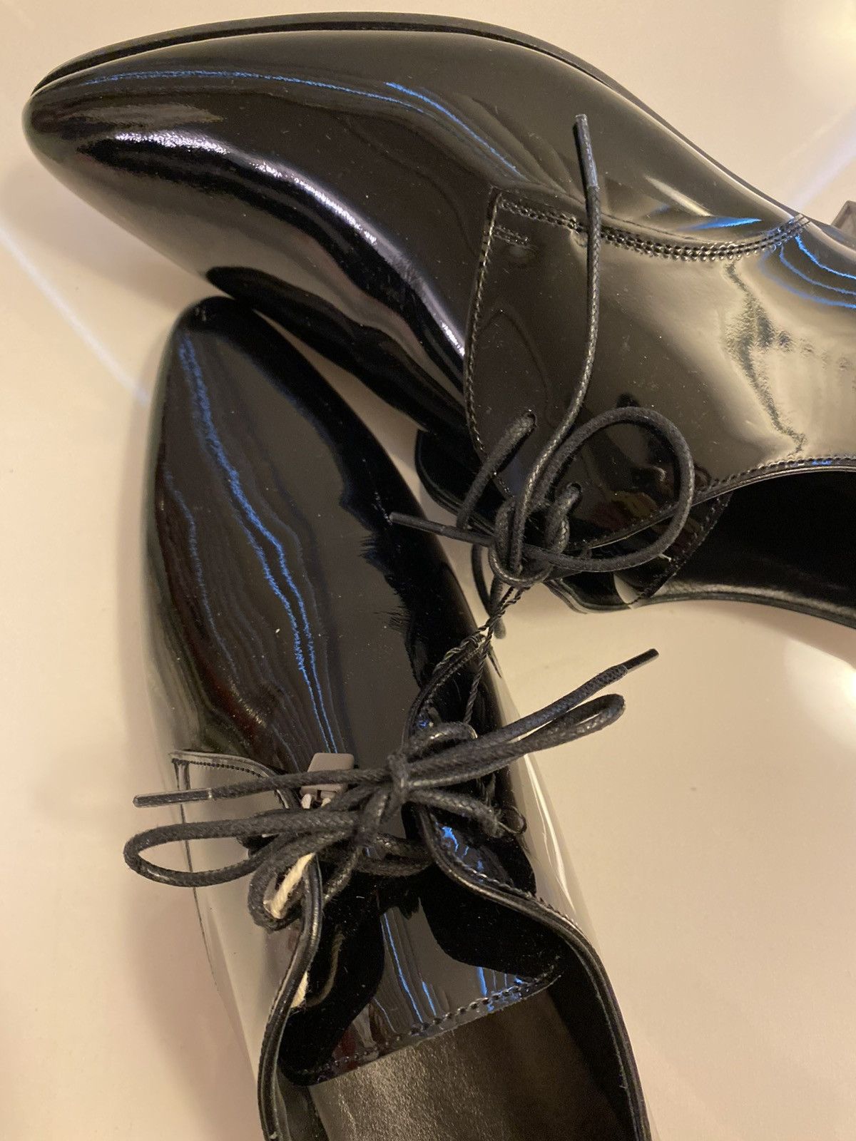 Saint Laurent Paris Black Saint Laurent Paris Shoes Size US 5.5 / IT 35.5 - 12 Thumbnail