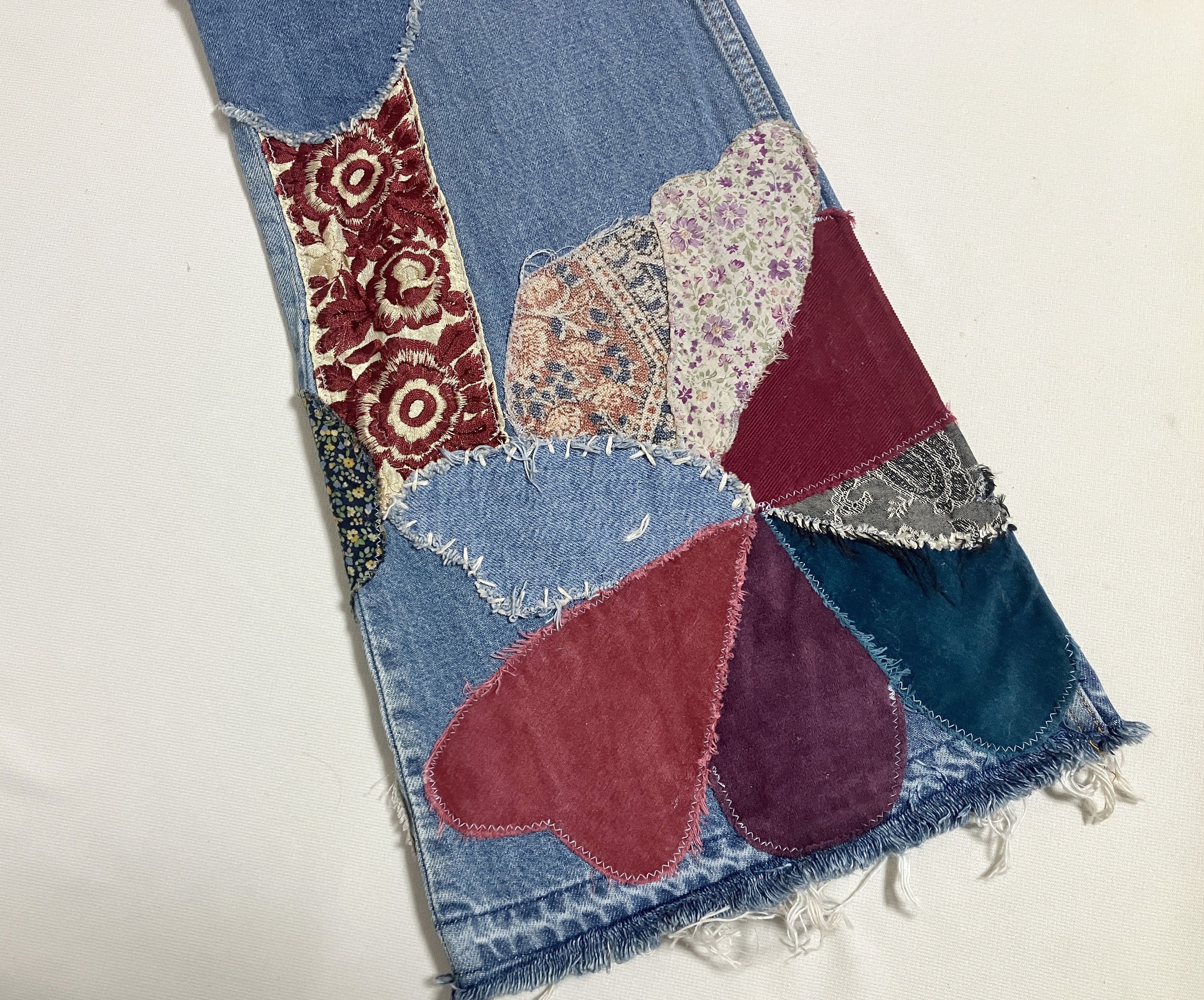 Kapital KAPITAL 14oz denim flare jeans hippie insane remake denim Size US 34 / EU 50 - 4 Thumbnail