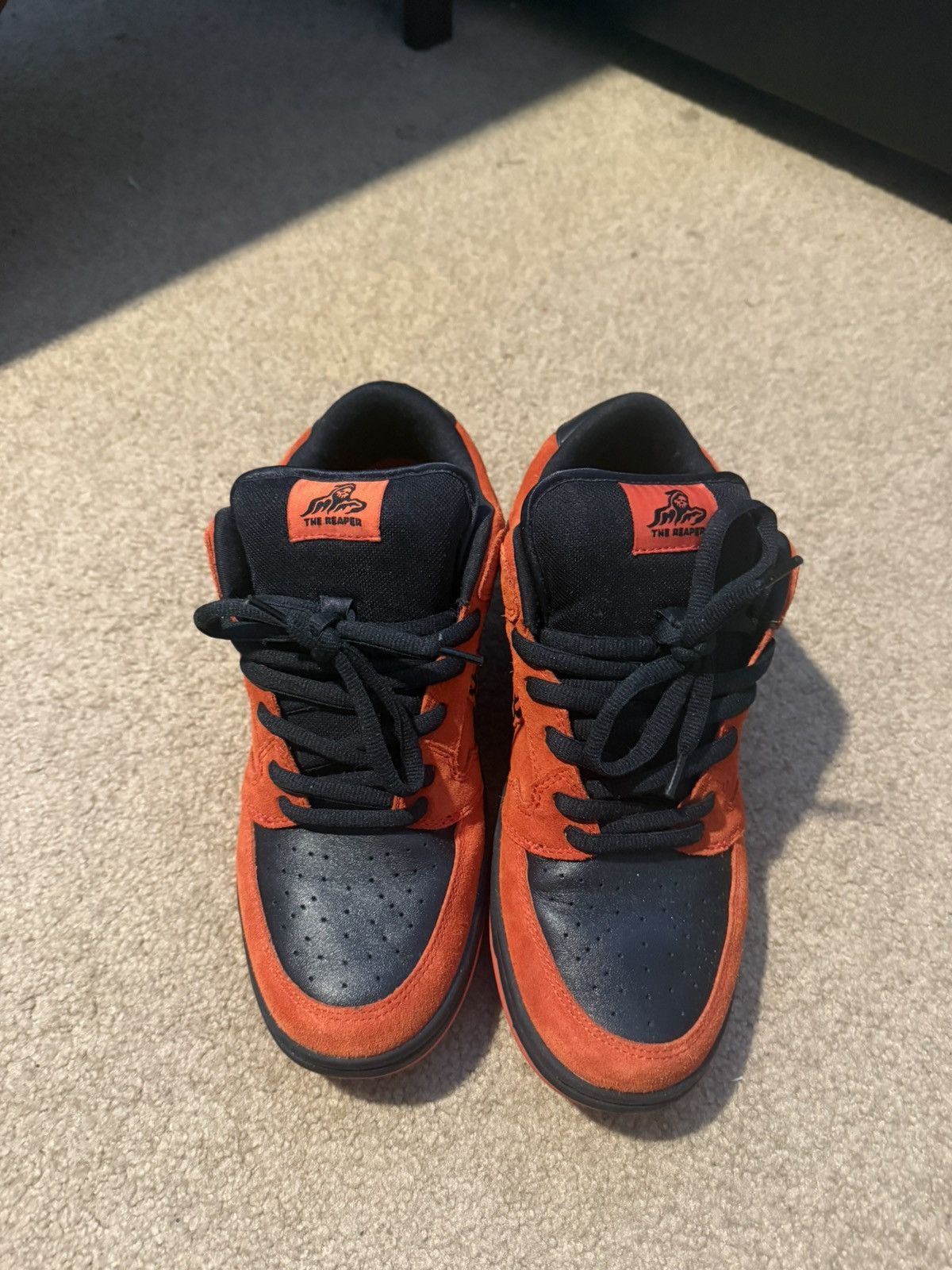 Warren Lotas Reaper “Demon” Dunk collab with Dodge SRT