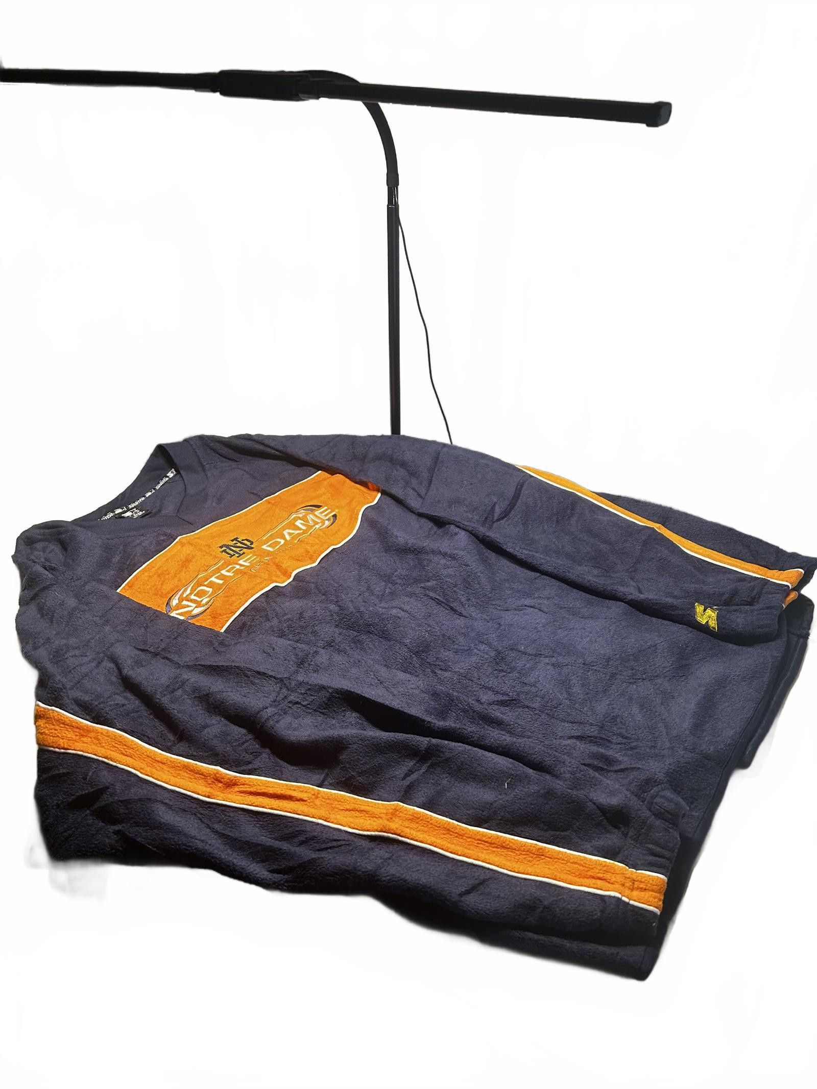 Designer Vintage Notre Dame Crewneck Sweatshirt - Navy & Orange Size US XL / EU 56 / 4 - 4 Thumbnail
