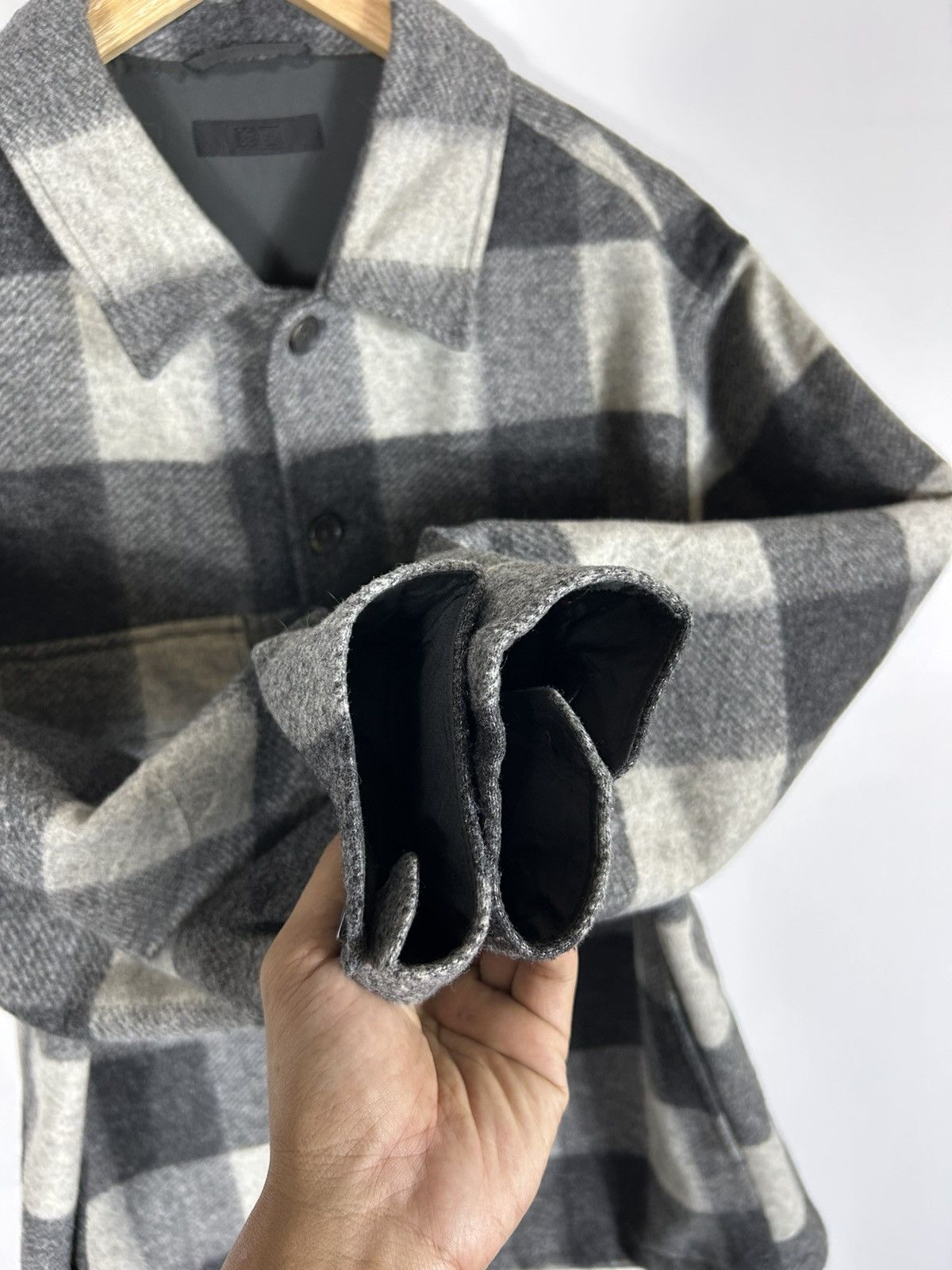 Japanese Brand × Uniqlo 🔥Uniqlo Flannel Button Workers Style Chore Shirt Jacket Size US L / EU 52-54 / 3 - 6 Thumbnail