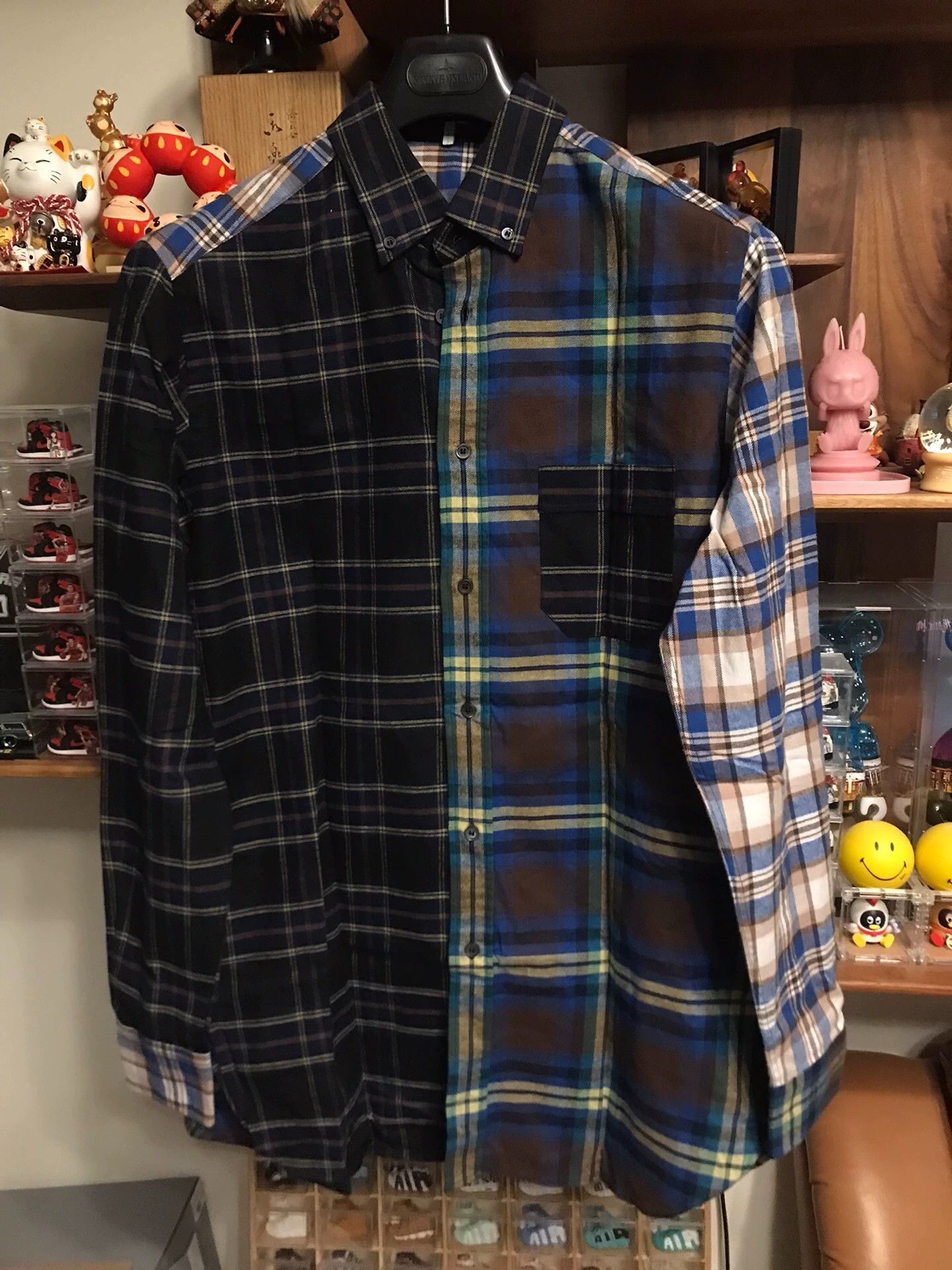 Loewe Multi-Color Plaid Long Sleeve Button-Up Shirt Size US M / EU 48-50 / 2 - 1 Thumbnail