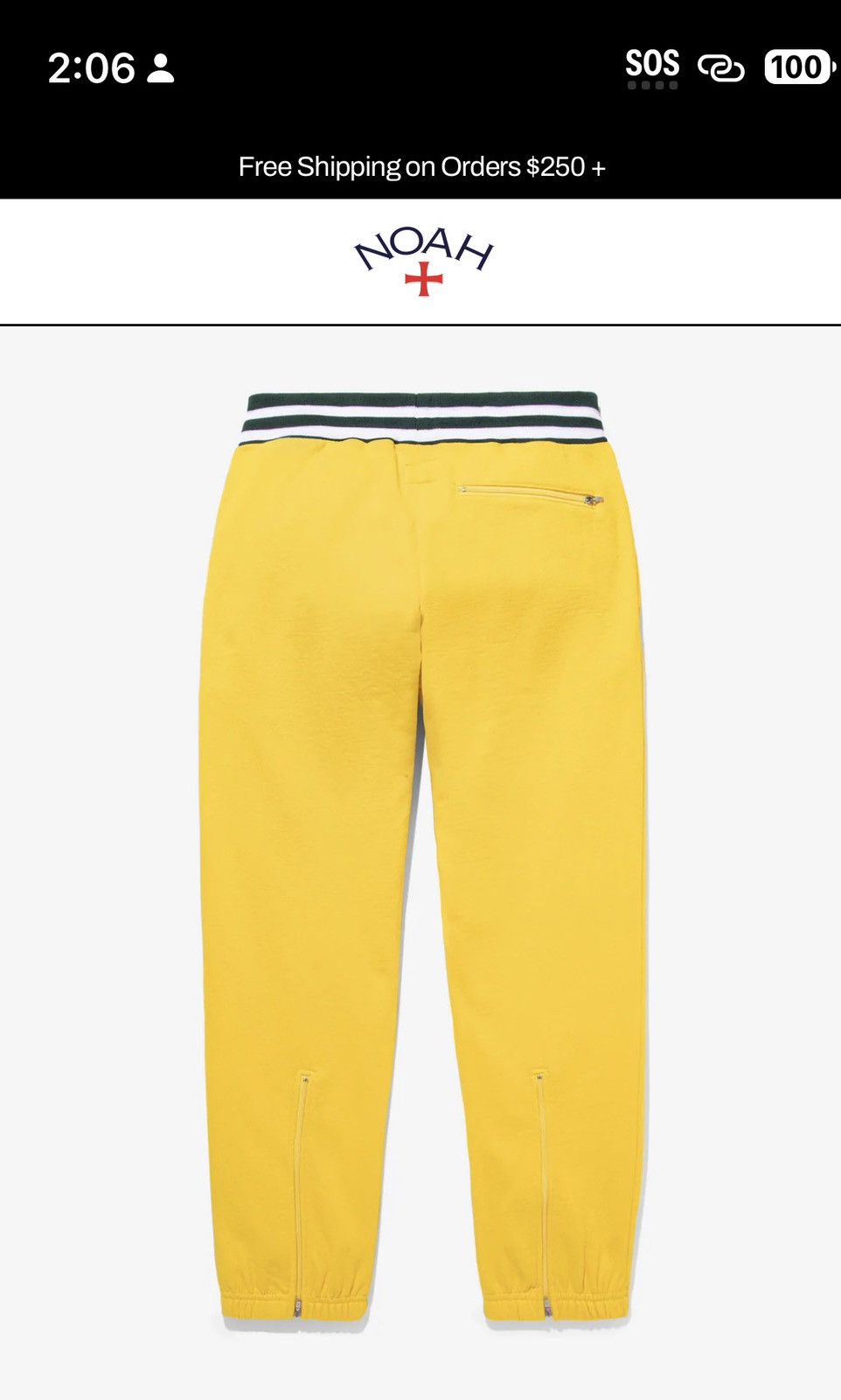 Noah Noah nyc new york city NY track pants M frog palace aime ftp Size US 32 / EU 48 - 1 Thumbnail