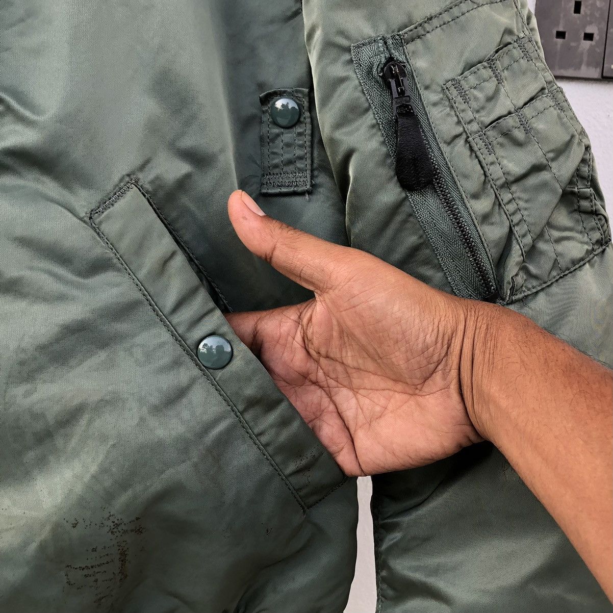 Alpha Industries Vintage Alpha Industries Intermediate Ma-1 Bomber Jacket Size US M / EU 48-50 / 2 - 11 Thumbnail