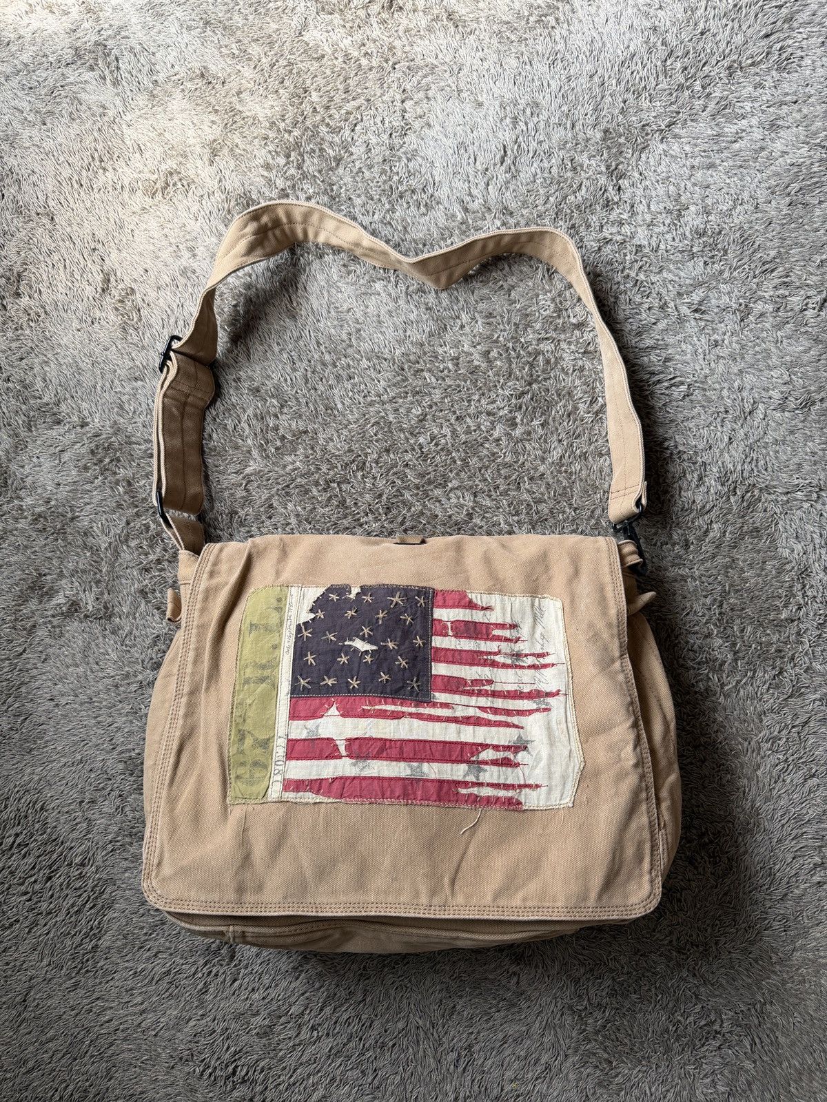 Polo Ralph Lauren Polo Ralph Lauren American Flag Print Shoulder Bag Size ONE SIZE - 2 Thumbnail
