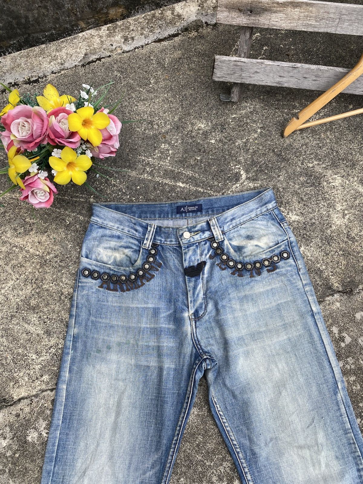 Armani Vintage Armani Jeans Pants - Emporio Armani Size US 32 / EU 48 - 4 Thumbnail