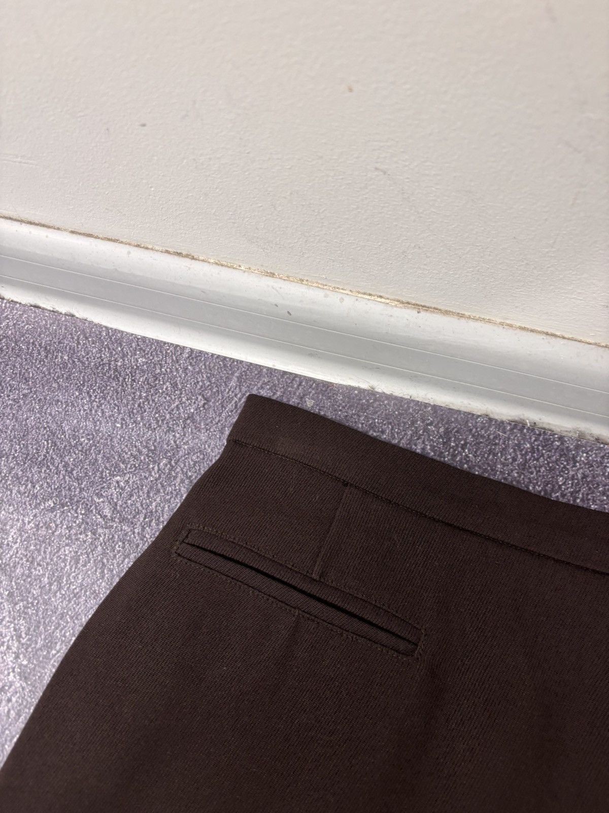 Max Mara Max Mara Women’s Brown Tailored Wool Straight Skirt Size 34" / US 12 / IT 48 - 12 Thumbnail