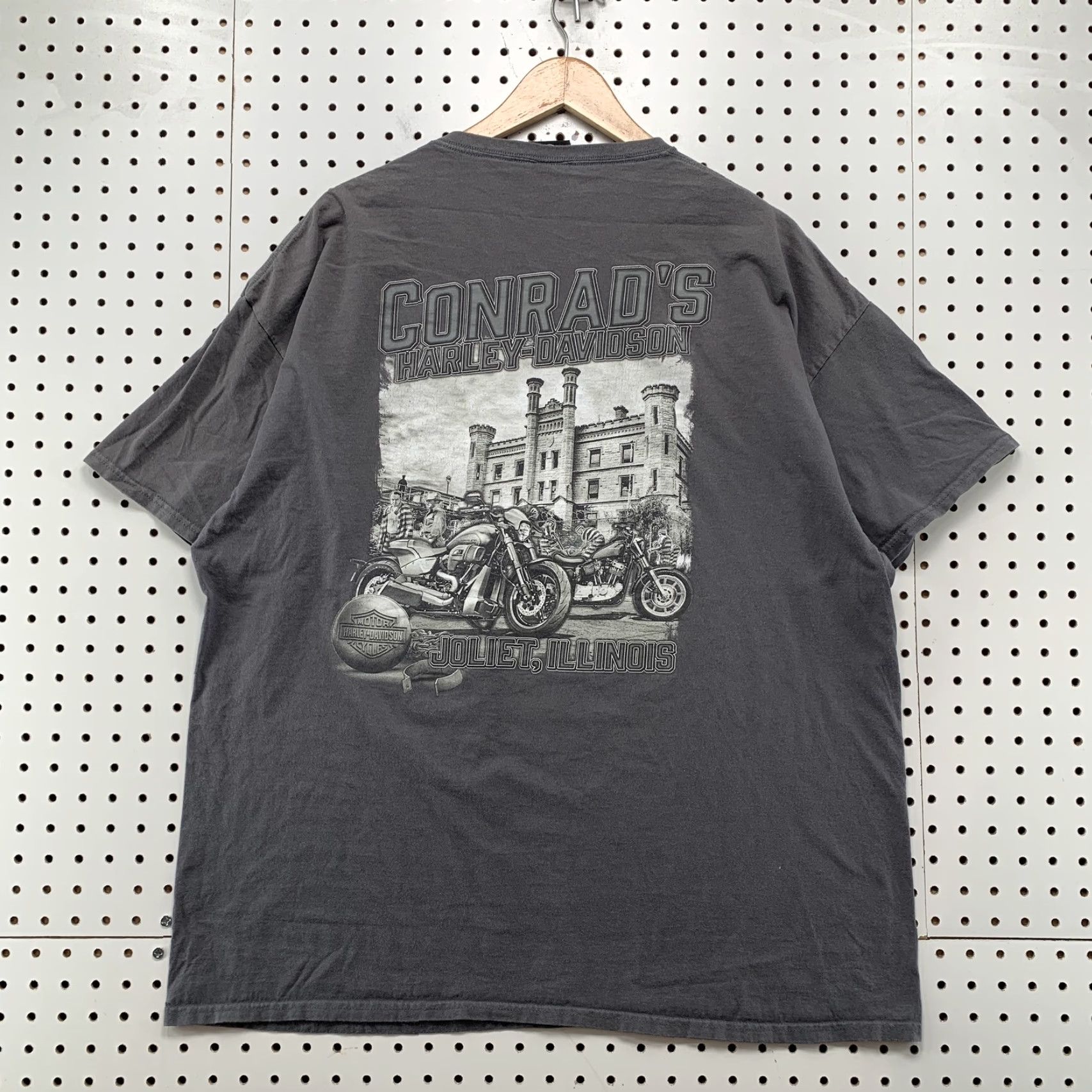 Harley Davidson Harley-Davidson Gray Motorcycle Graphic T-Shirt 2XL Men’s Size US XXL / EU 58 / 5 - 2 Thumbnail