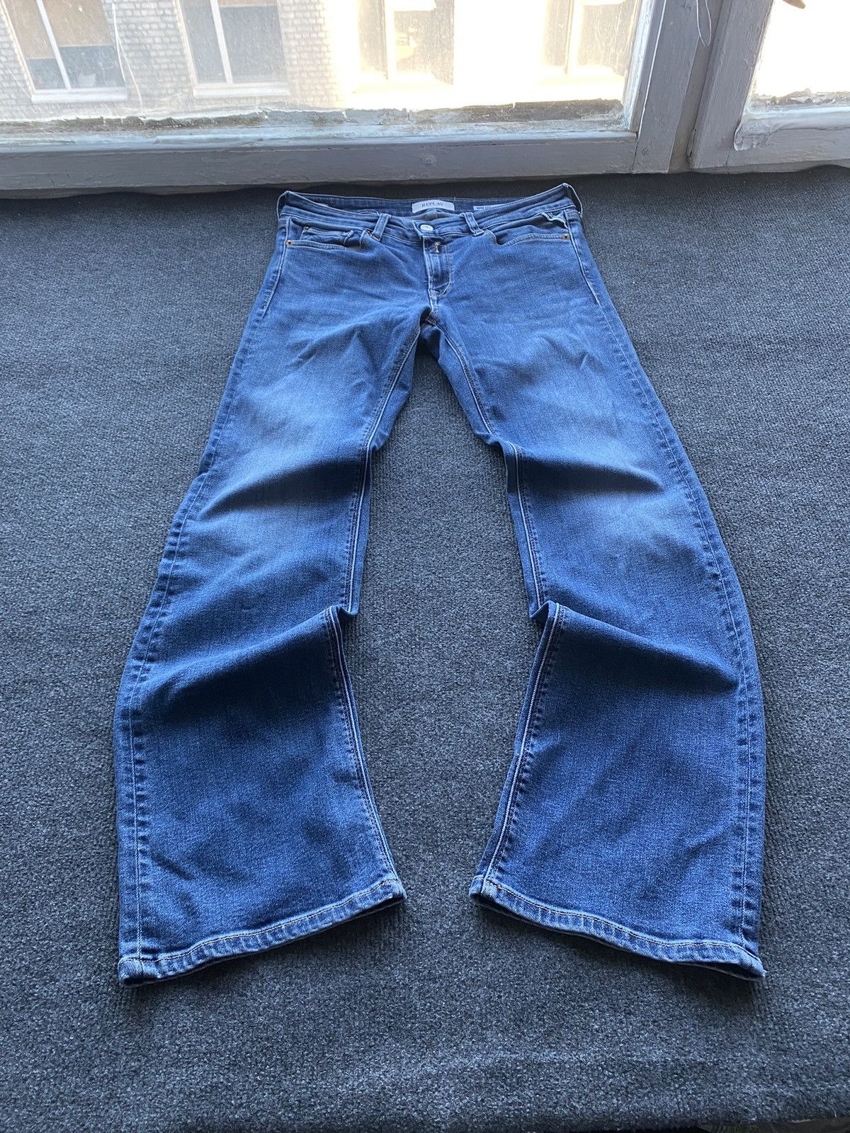 Replay 🔥Opium Punk Gothic Replay Bootcut new luz jeans 30 Size 30" / US 8 / IT 44 - 1 Thumbnail