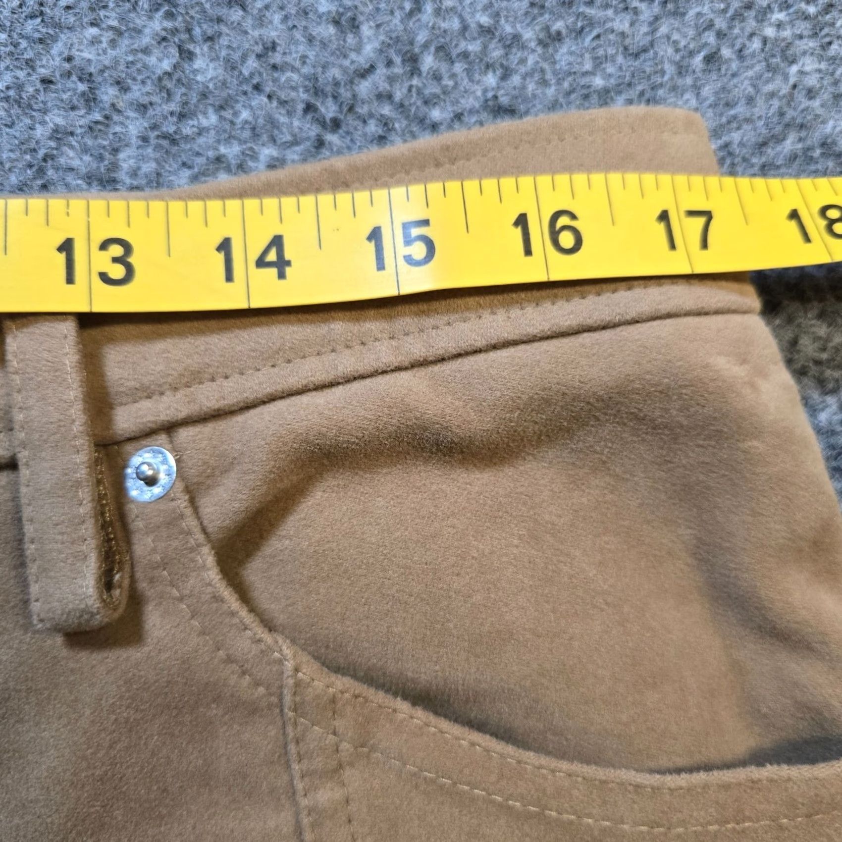 Vintage Sefr Pants Mens 32 Beige Tan Bonanza Trousers Heavy Capsule Minimalist Casual Khakis Straight Leg 33in Inseam Mens Regular Vintage No Size 24" / US 00 / IT 34 - 6 Thumbnail