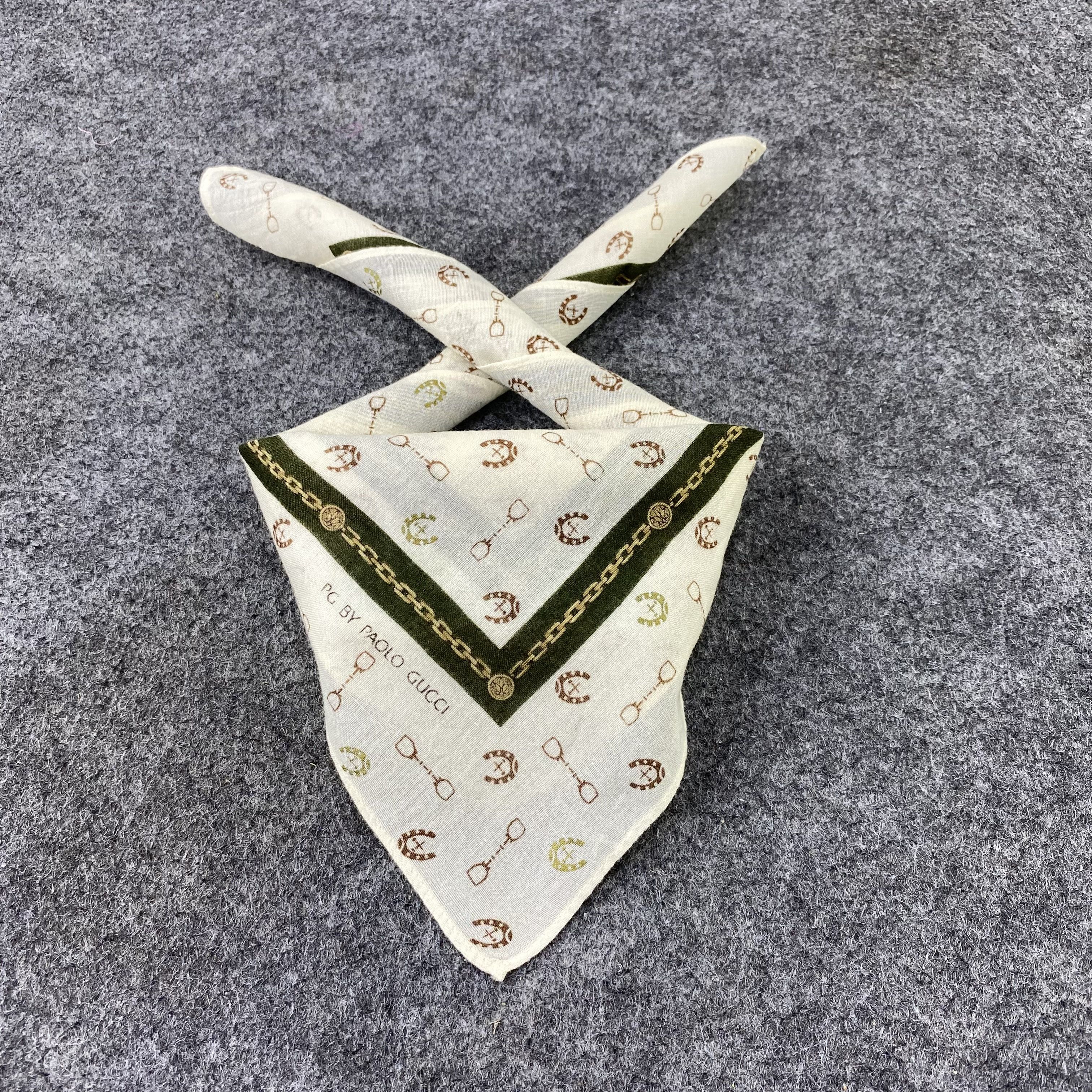 Paolo Gucci Paolo Gucci Handkerchief / Bandana / Neckerchief-B1341 Size ONE SIZE - 2 Thumbnail