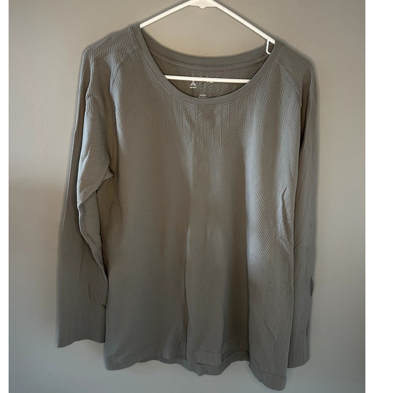 Other Xersion Long Sleeve Crew Neck Pullover Sweatshirt Gray XL Size XL / US 12-14 / IT 48-50 - 1 Thumbnail