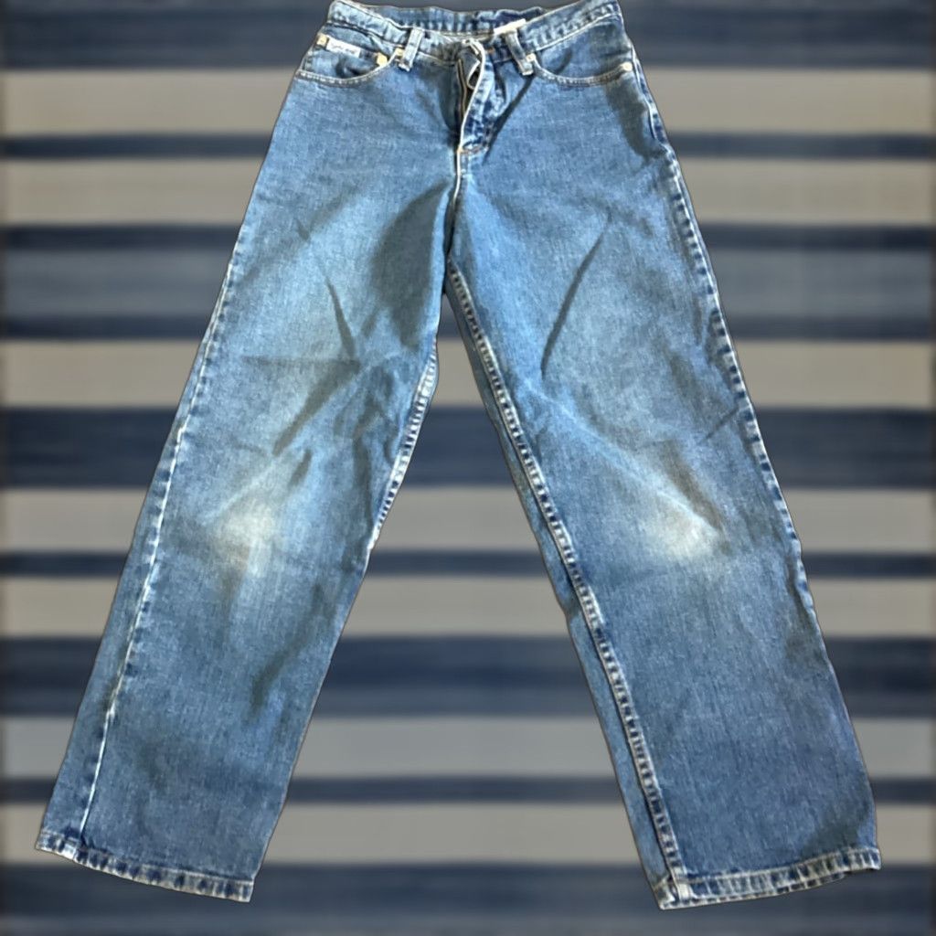 Guess VINTAGE GUESS JEANS Denim Jeans Unisex Adults 25in 100% Cotton Medium Wash USA Made 10 Mens/Womens Size US 31 - 1 Thumbnail