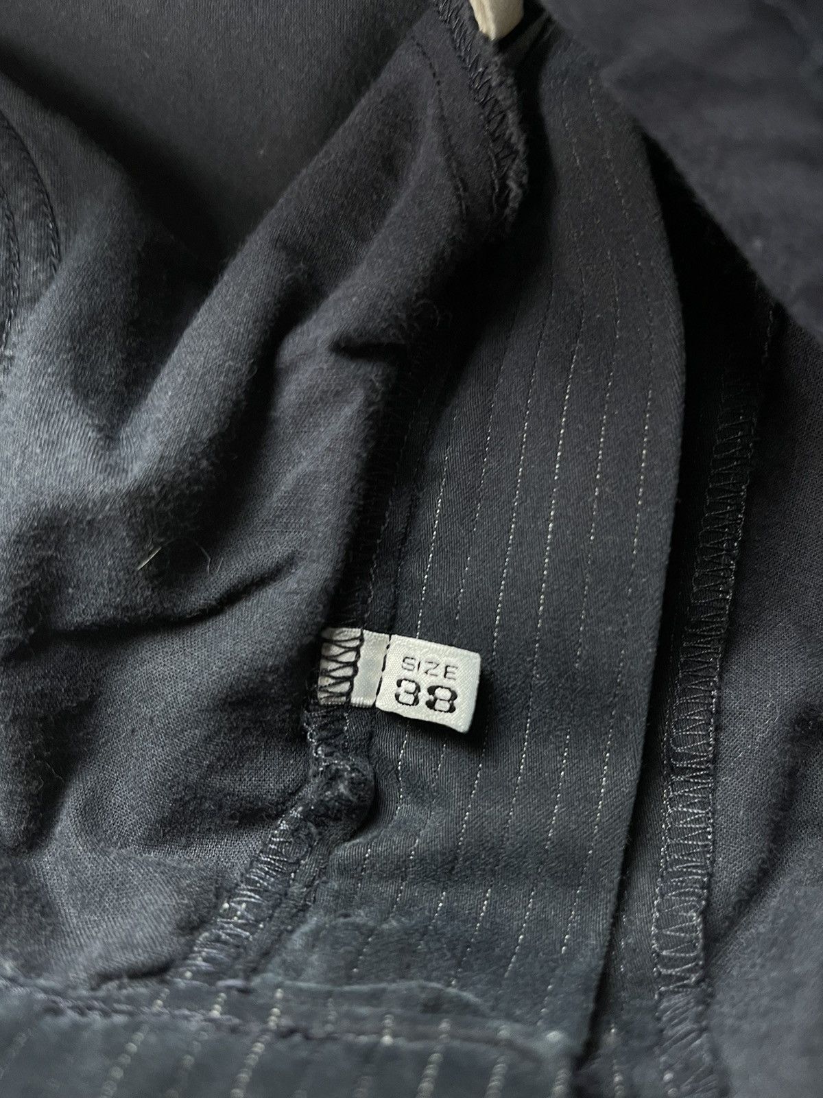 Armani × Vintage Armani Jeans Vintage Corduroy Pants Pinstripe Navy Blue Size US 38 / EU 54 - 12 Thumbnail