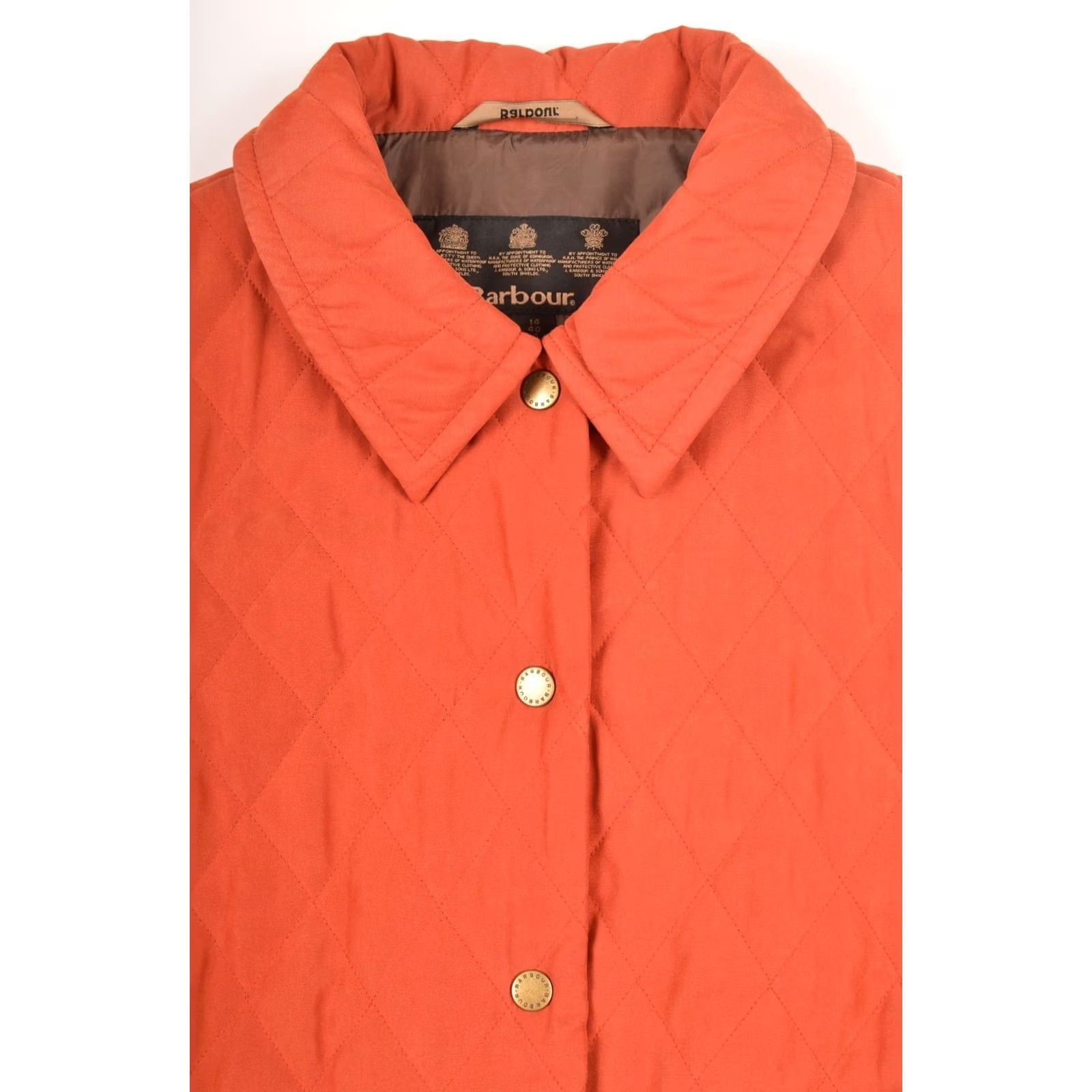 Barbour Barbour L2063 Shaped M'fibre Microfibre Quilt Short Jacket Women's UK 14 / EURO 40 / USA 10 Red Quilted Jacket Size 27" / US 4 / IT 40 - 3 Thumbnail