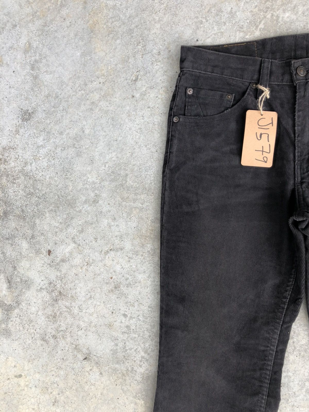 If Six Was Nine Levis 517 Flared Jeans Corduroy Distressed Size US 29 - 4 Thumbnail