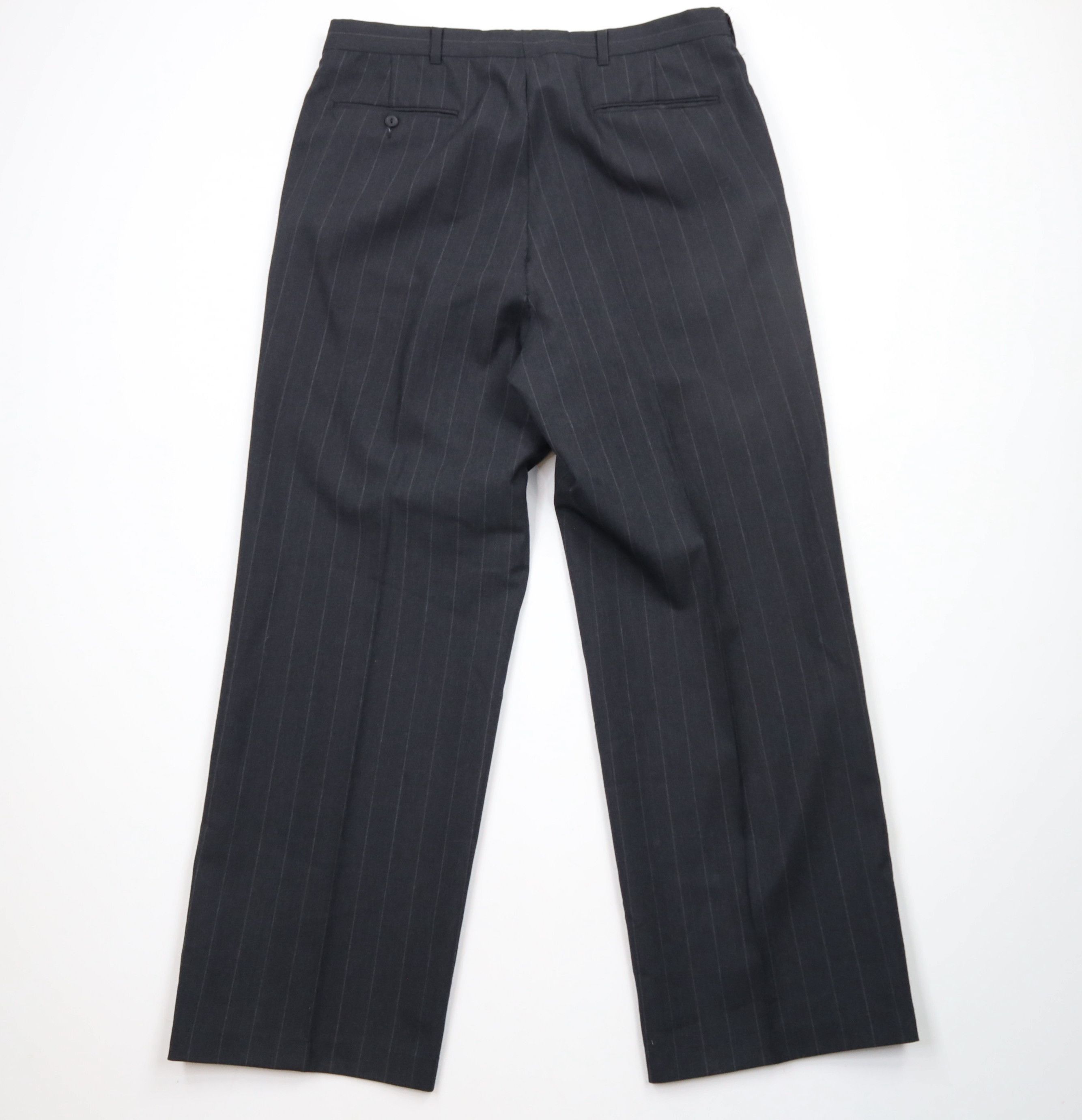 Vintage Vintage 70s Streetwear Pinstriped Wide Leg Chino Pants USA Size US 34 / EU 50 - 9 Thumbnail