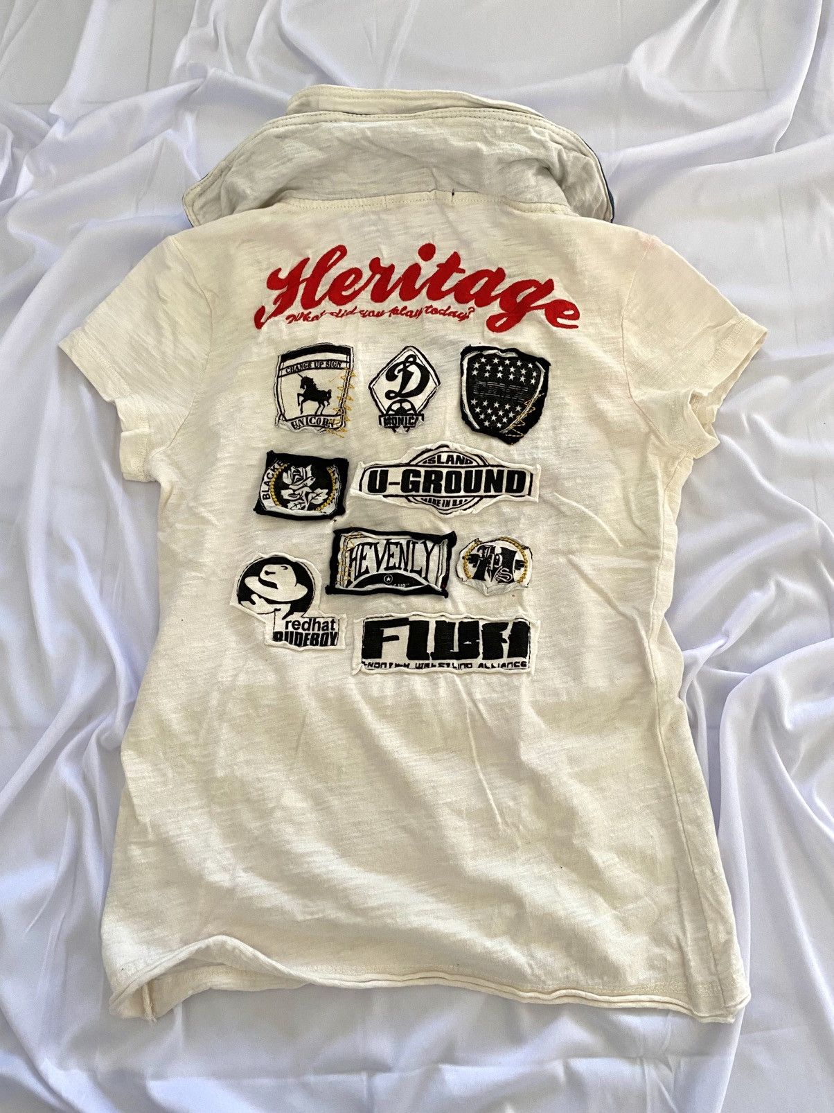 Hysteric Glamour 2000s y2k undefined style double layar ingni polo patches Size S / US 4 / IT 40 - 5 Thumbnail