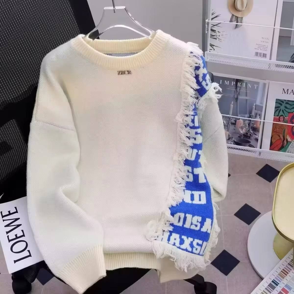 Japanese Brand × Vintage chunky sweater Size US L / EU 52-54 / 3 - 1 Thumbnail