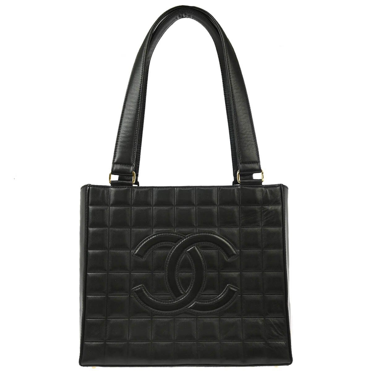 Chanel Chanel Chocolate Bar CC Tote Quilted Leather Size ONE SIZE - 1 Thumbnail