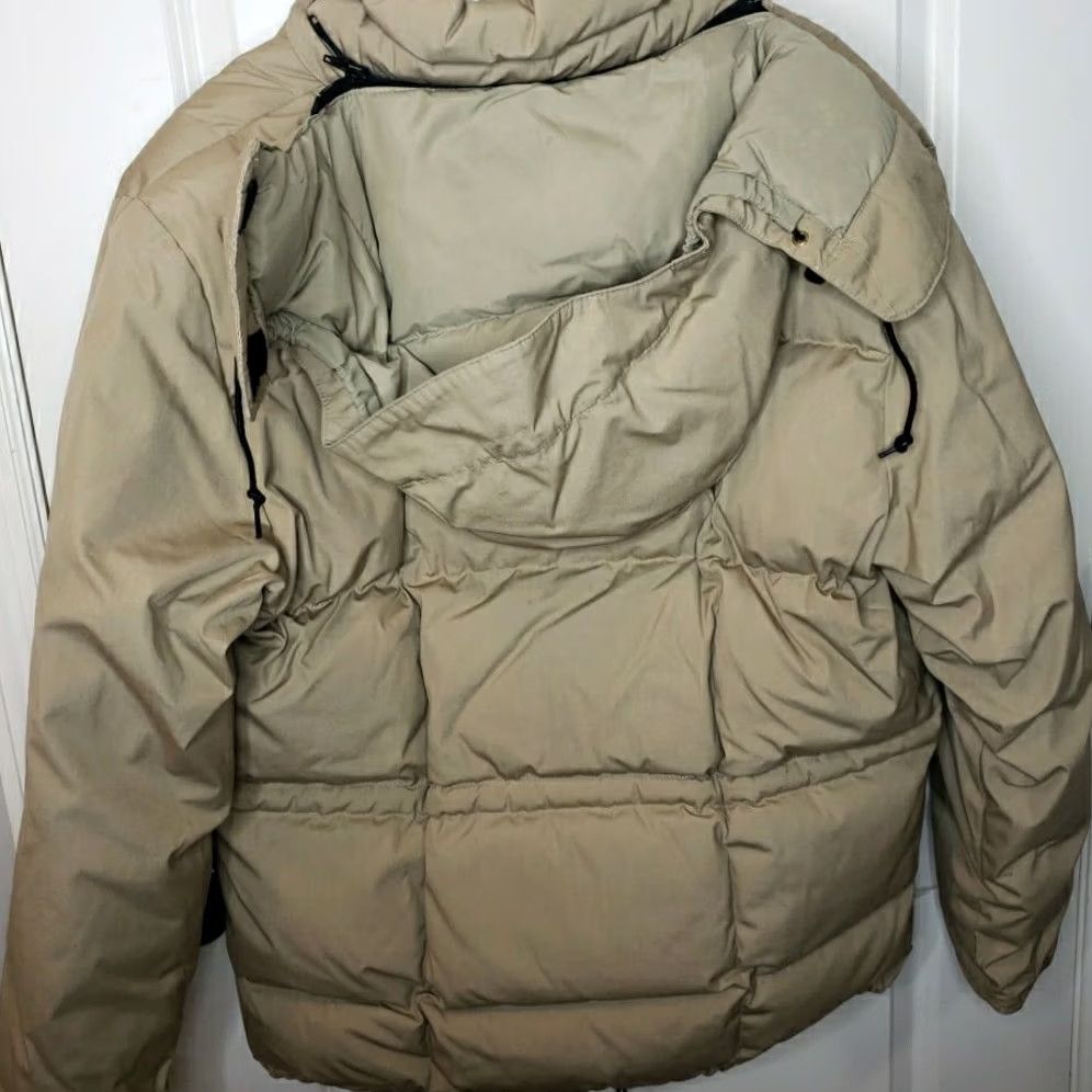 Eddie Bauer VINTAGE Eddie Bauer Jacket Mens M Brown Goose Down Hooded Puffer Tan Men USA Coat Size US M / EU 48-50 / 2 - 2 Thumbnail