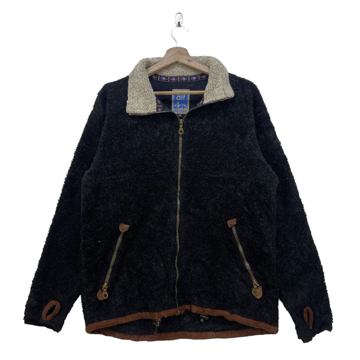 Japanese Brand × Vintage 💥Vintage ALF Made In The USA Fleece Jacket Size US S / EU 44-46 / 1 - 1 Thumbnail
