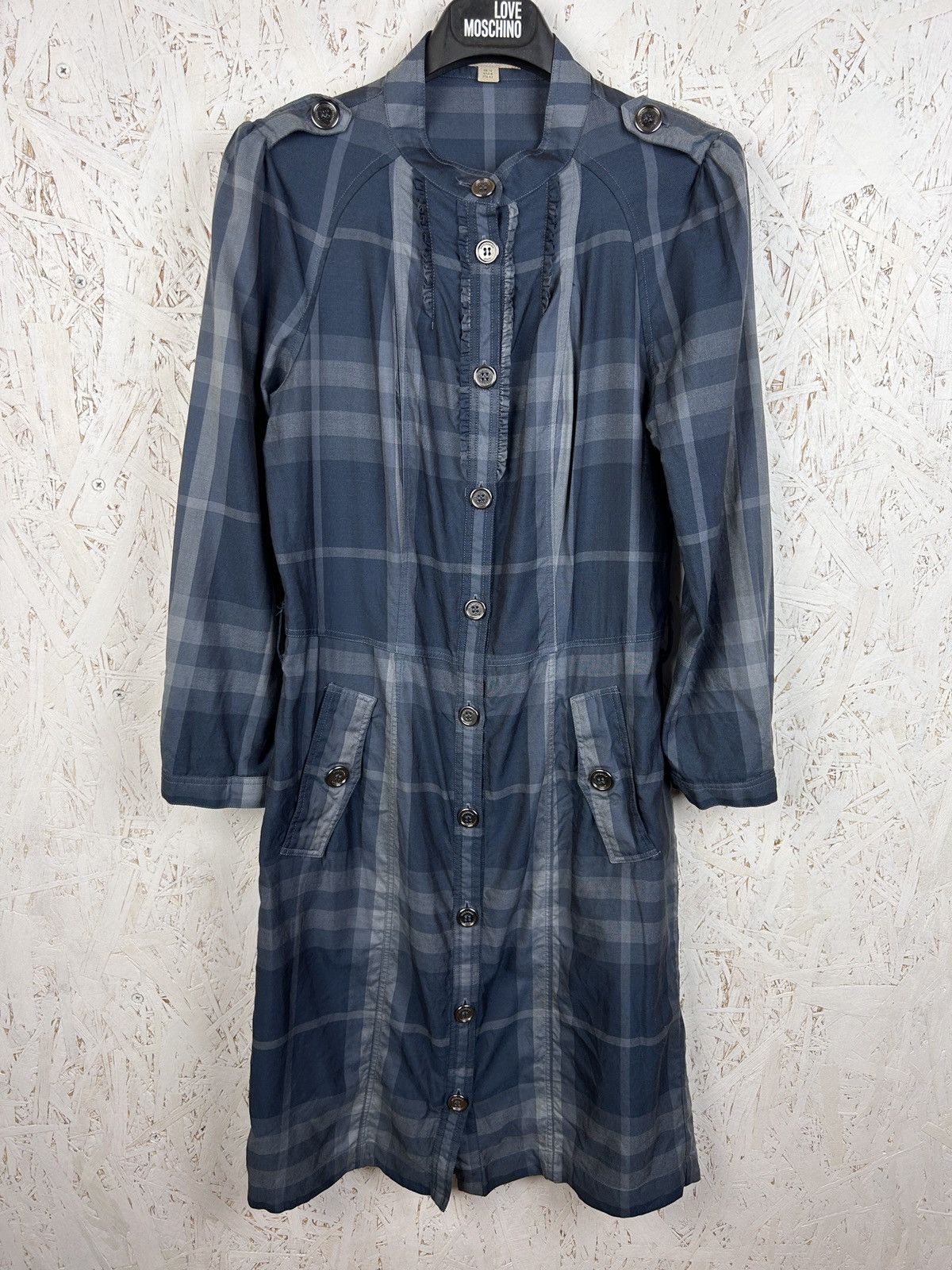 Burberry Burberry Nova Check Checkered Button Up Dress Size M / US 6-8 / IT 42-44 - 1 Thumbnail