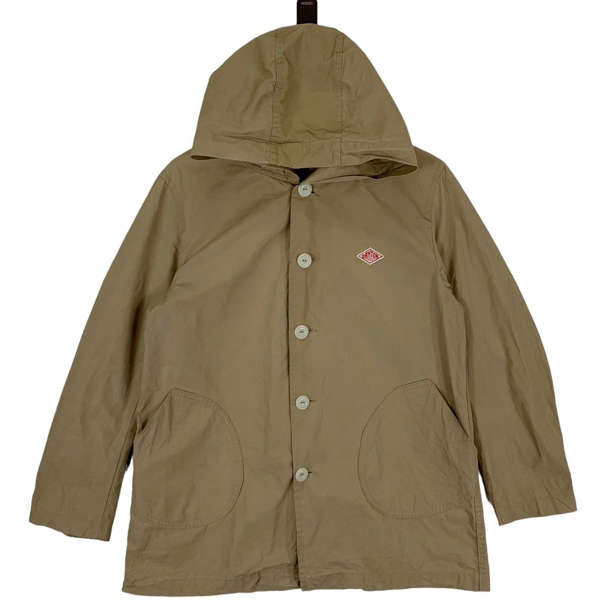 Danton VINTAGE DANTON VETEMENTS DE TRAVAIL BUTTON HOODIE JACKET Size US S / EU 44-46 / 1 - 1 Thumbnail