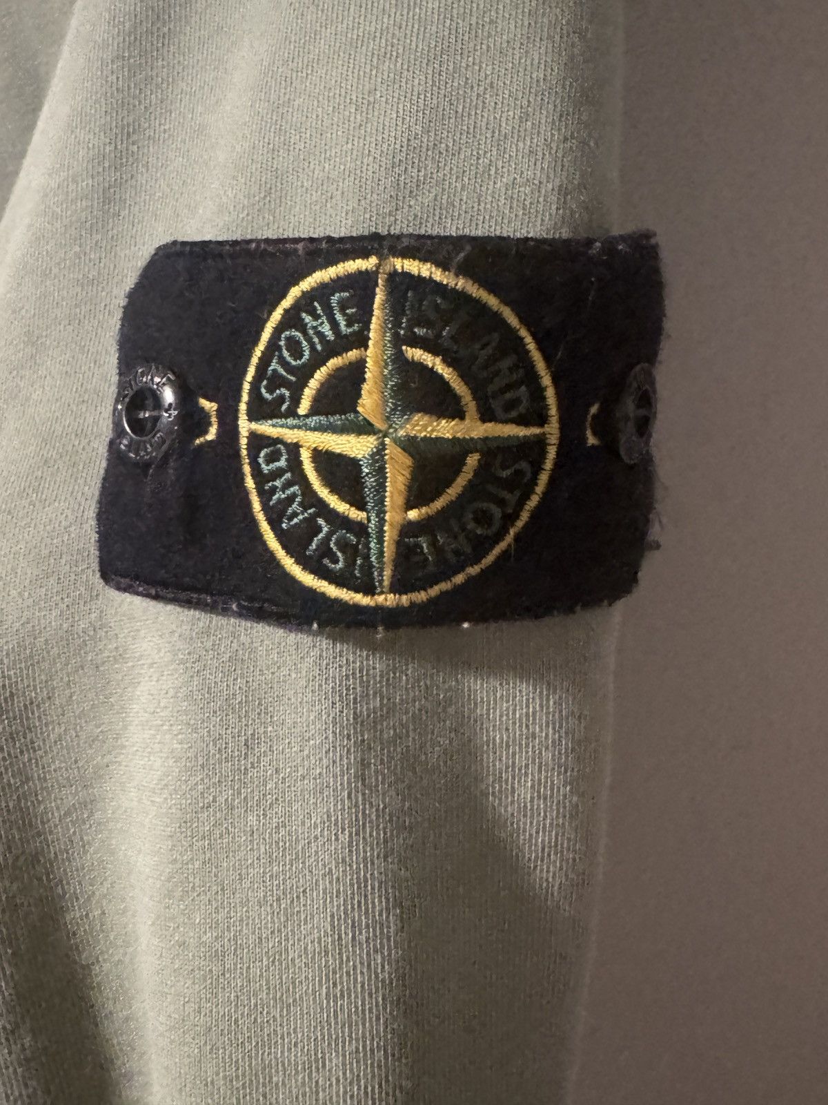 Stone Island Zip Up in Green, Men's