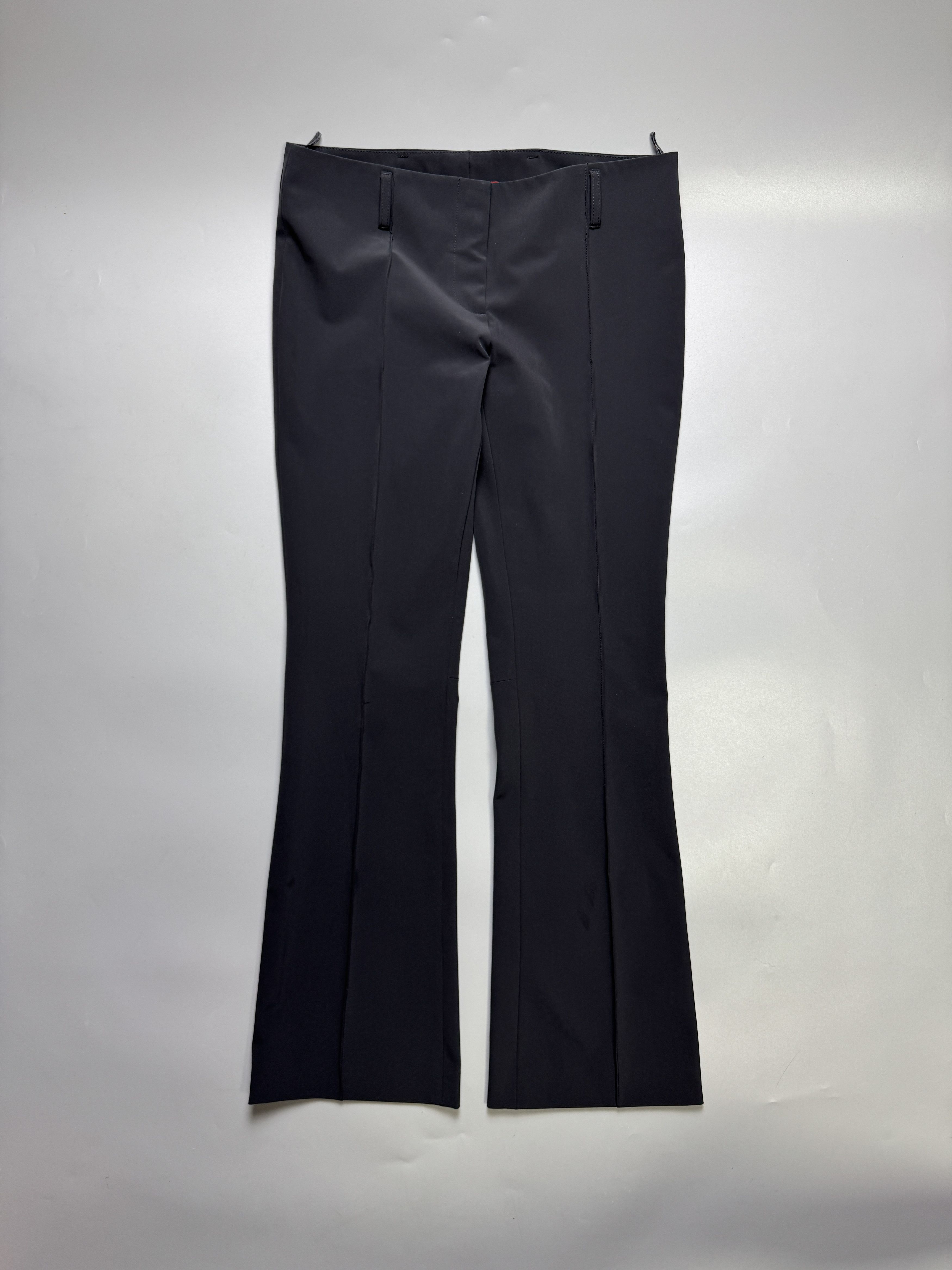 Prada Women’s Prada Vintage Bootcut Flared Nylon Trousers Size IT Size 28" / US 6 / IT 42 - 1 Thumbnail