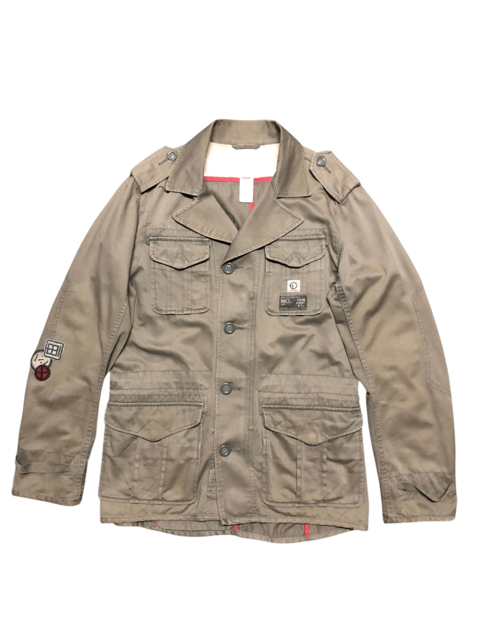 Diesel Vintage Diesel Jacket Military Style Sunfaded Faded Size US M / EU 48-50 / 2 - 1 Thumbnail