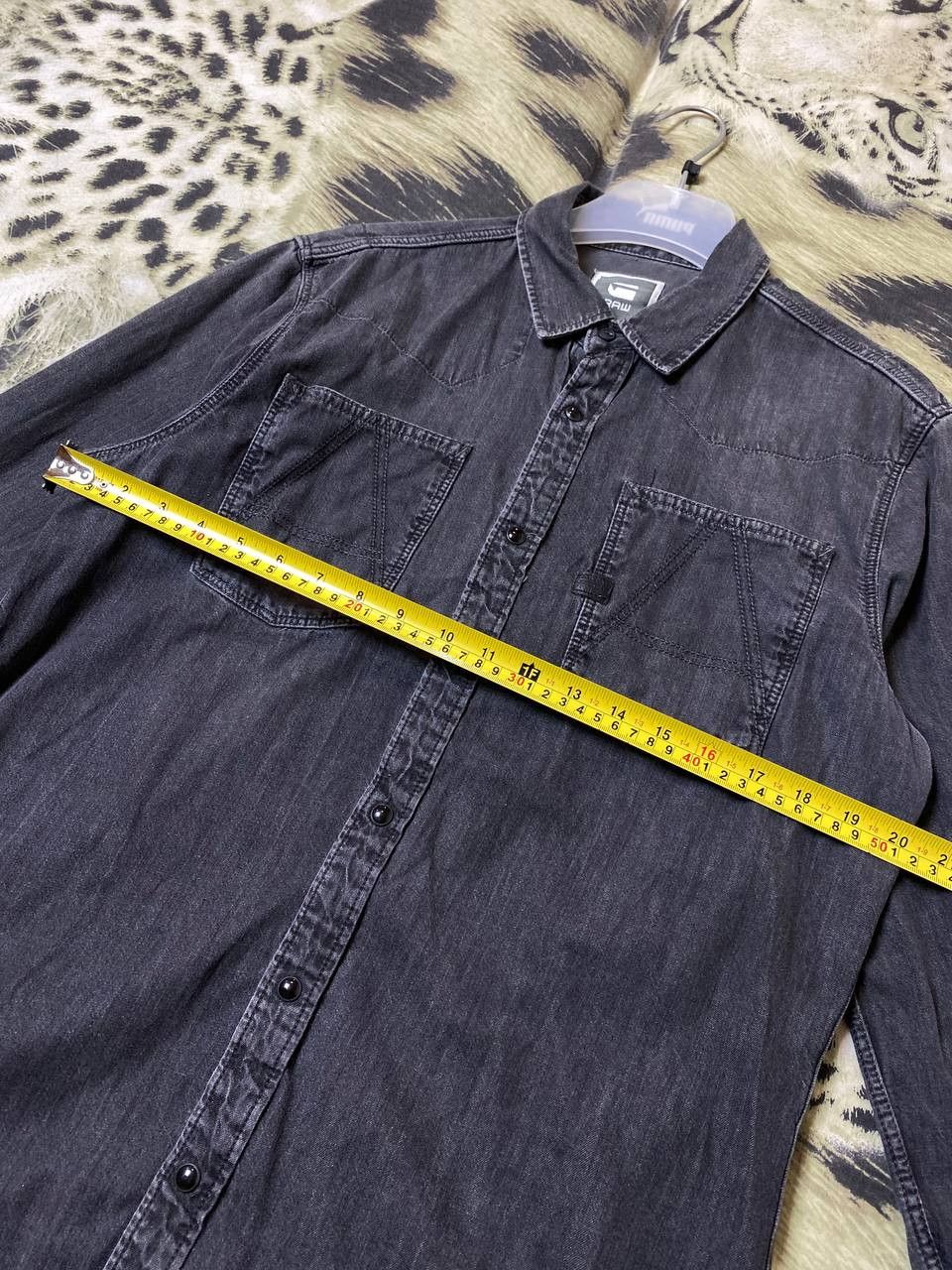 G-Star Shirt Button-up Long Sleeve Logo Size US L / EU 52-54 / 3 - 13 Thumbnail