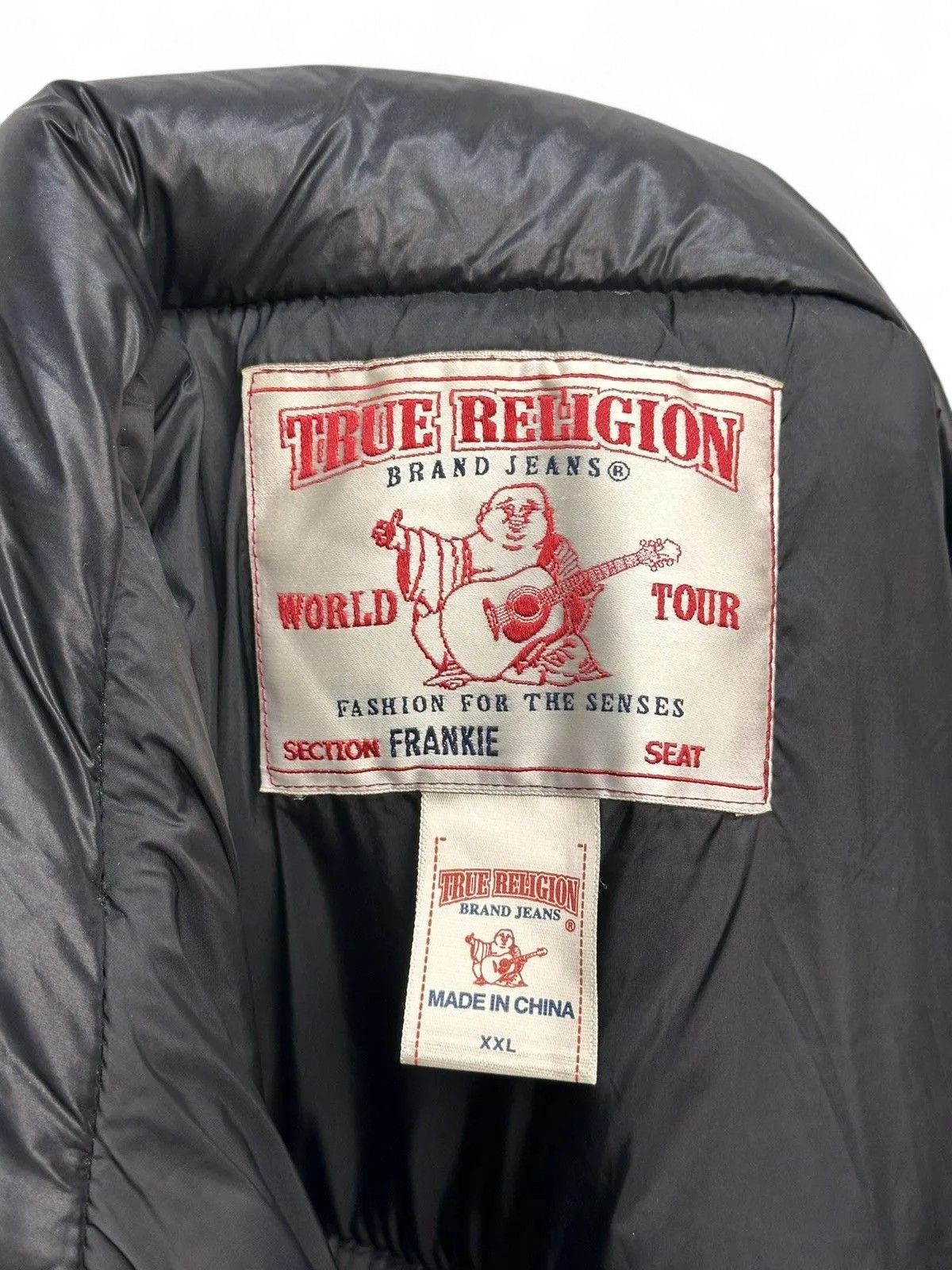 Vintage True Religion black denim vest y2k streetwear vintage style Size US XL / EU 56 / 4 - 18 Thumbnail