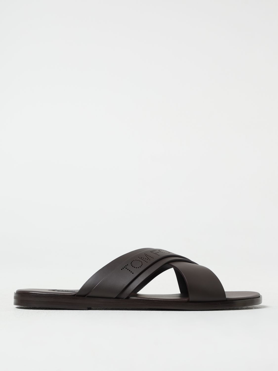 サンダル TOM FORD Men Sandals Brown J1528LCL459N 1B016 Tom Ford Tom Ford Sandals Men Brown | Grailed